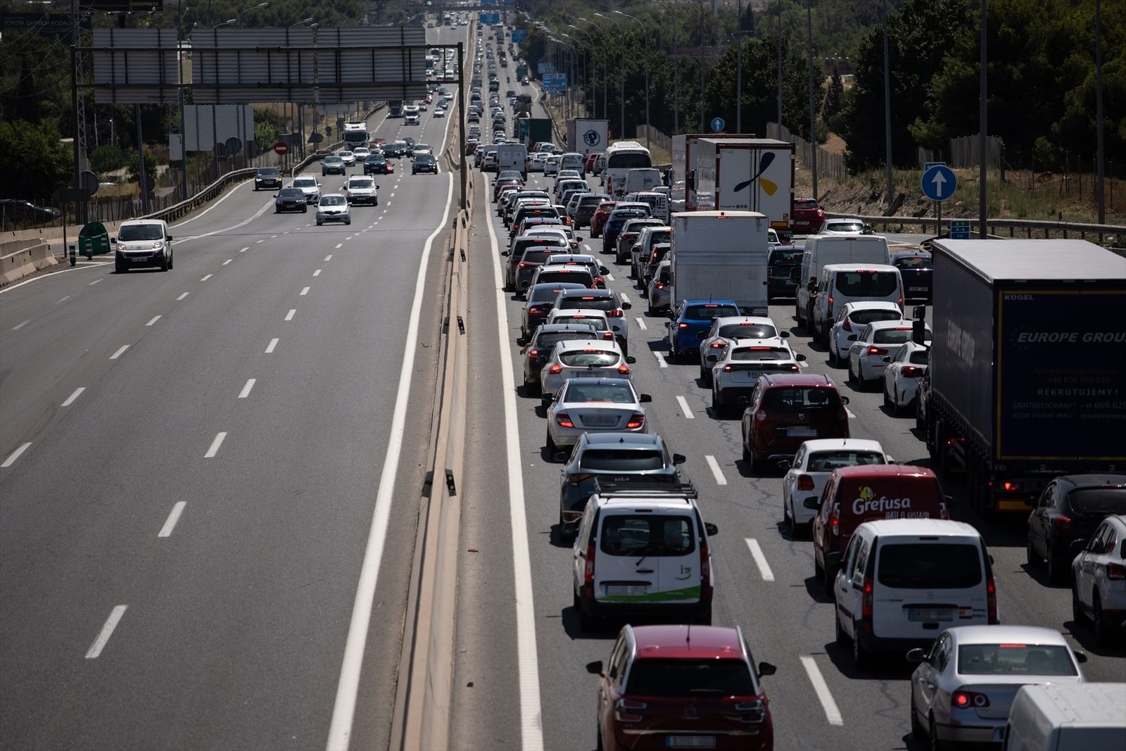 Cortes en la A-4