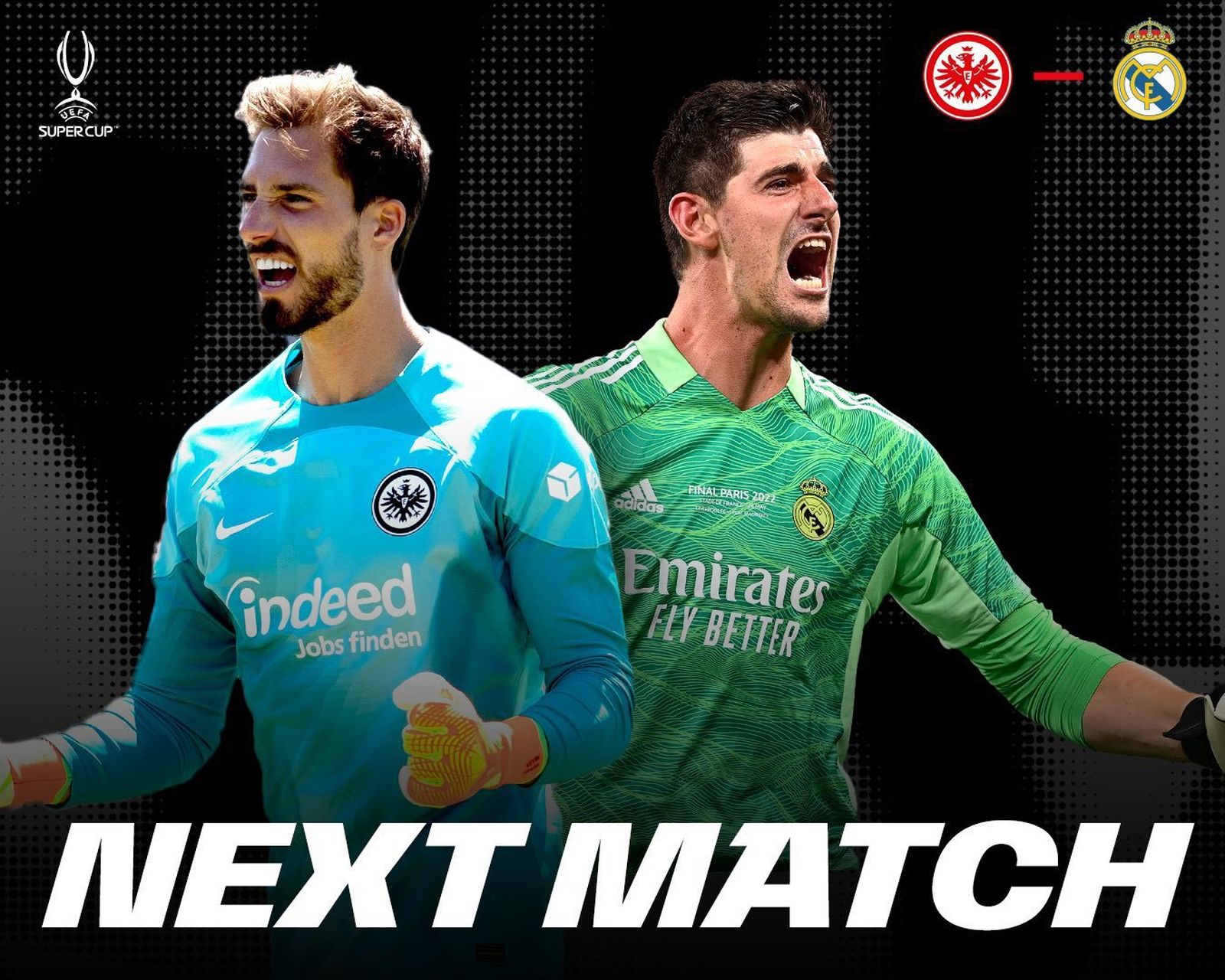 Courtois ante Eintracht de Fráncfort