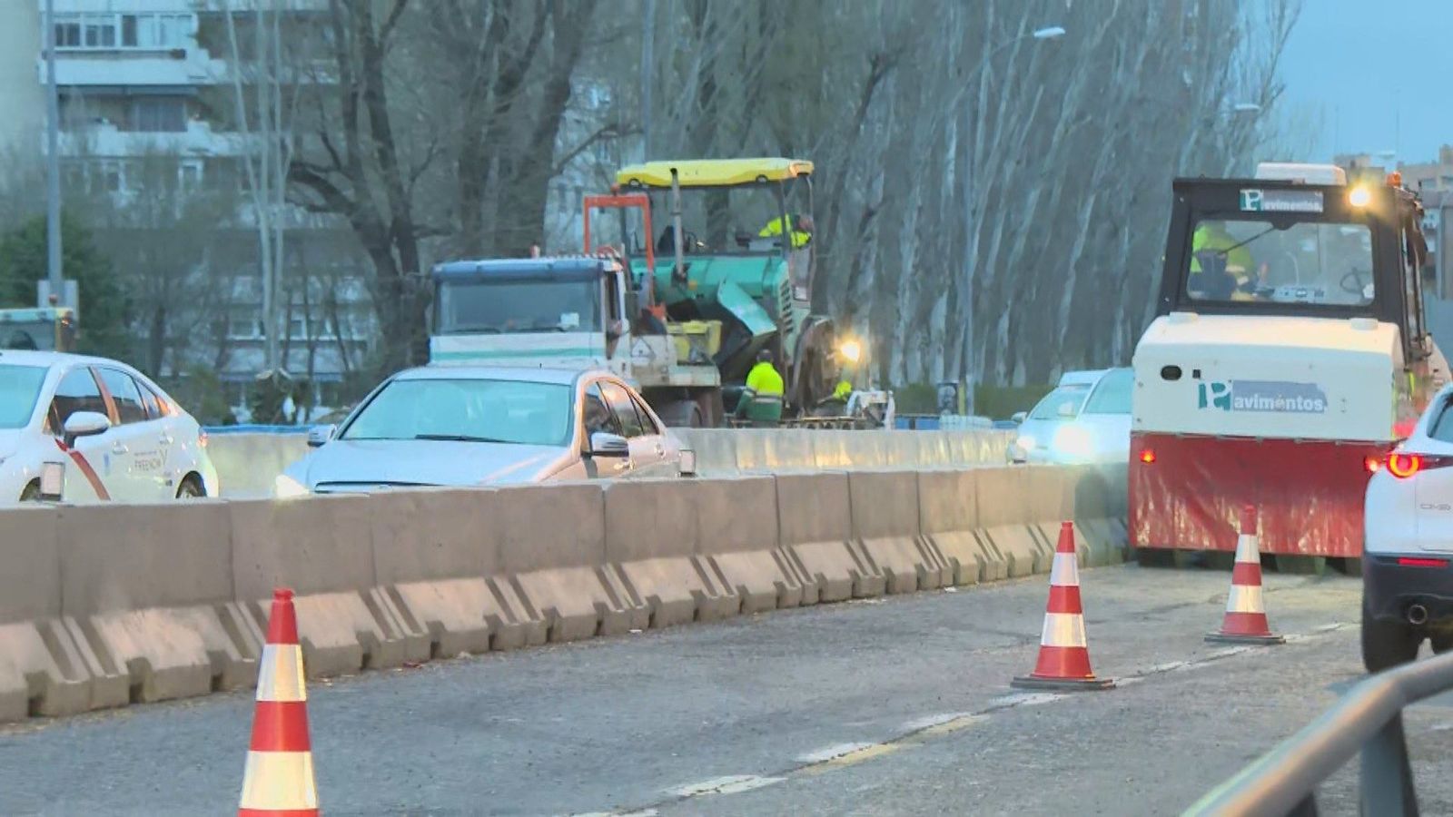 Fin a la pesadilla de los baches en la A-5 con el asfaltado de los tramos del soterramiento
