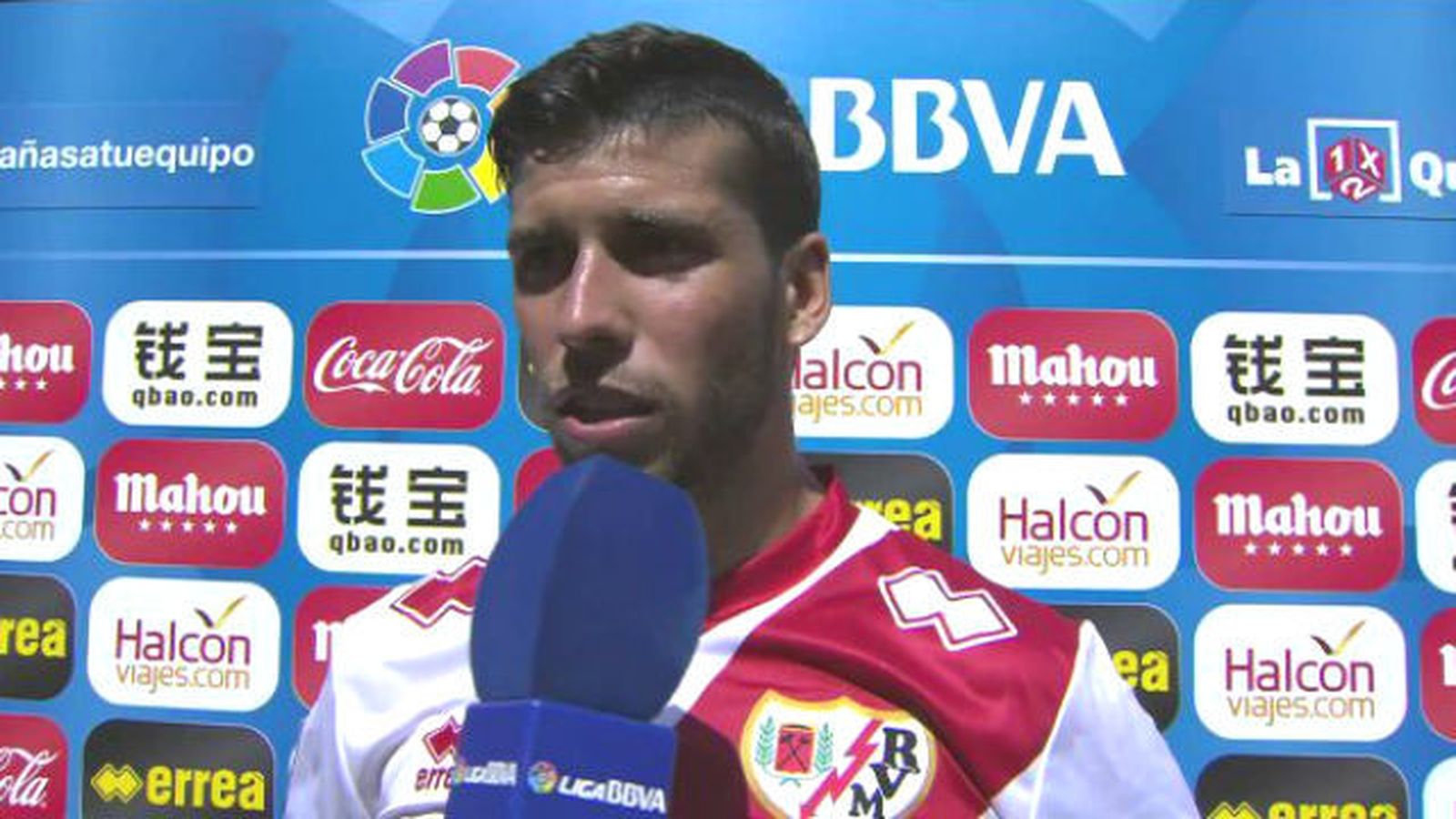 Insúa, jugador del Rayo Vallecano