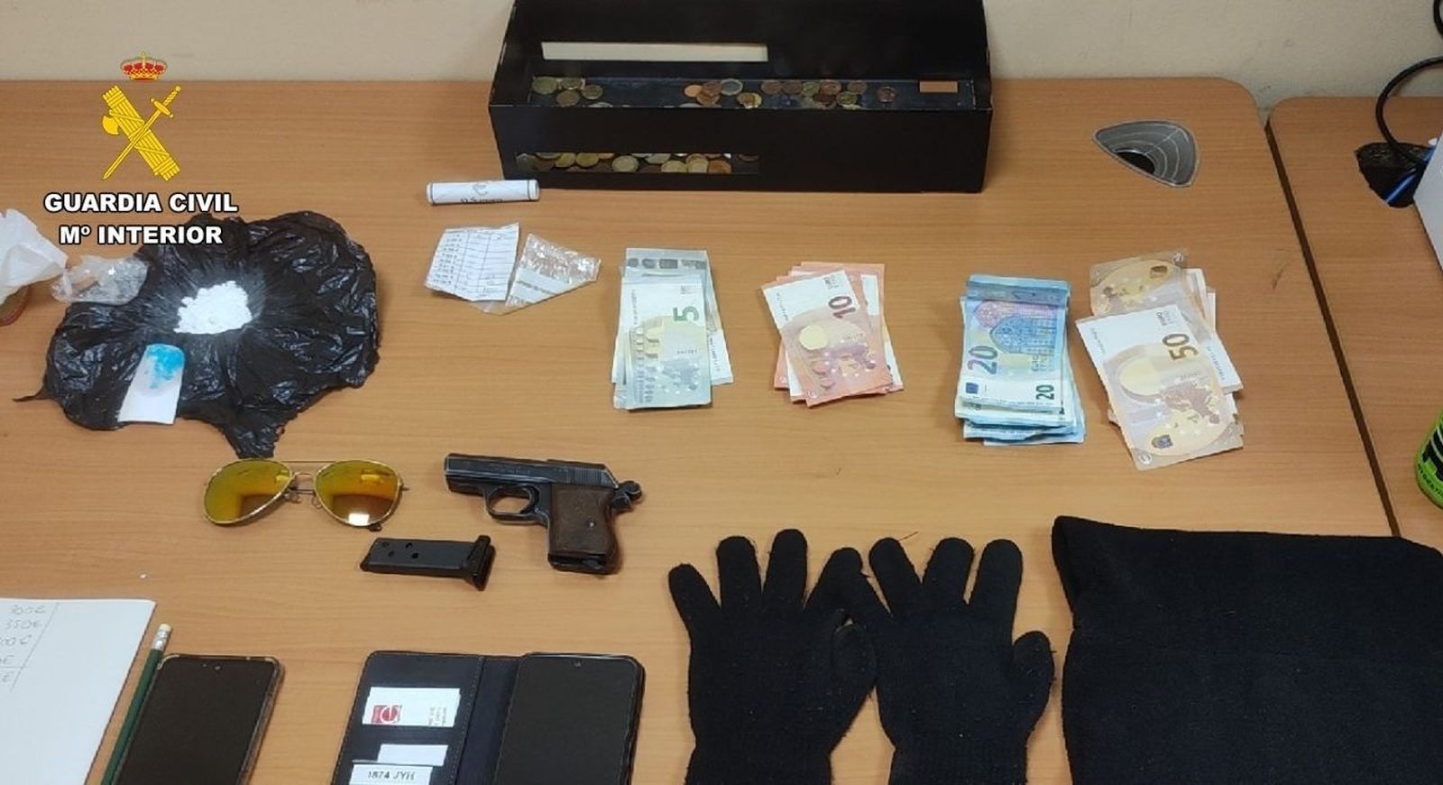Detenido por atracar a punta de pistola un supermercado en Mejorada del Campo