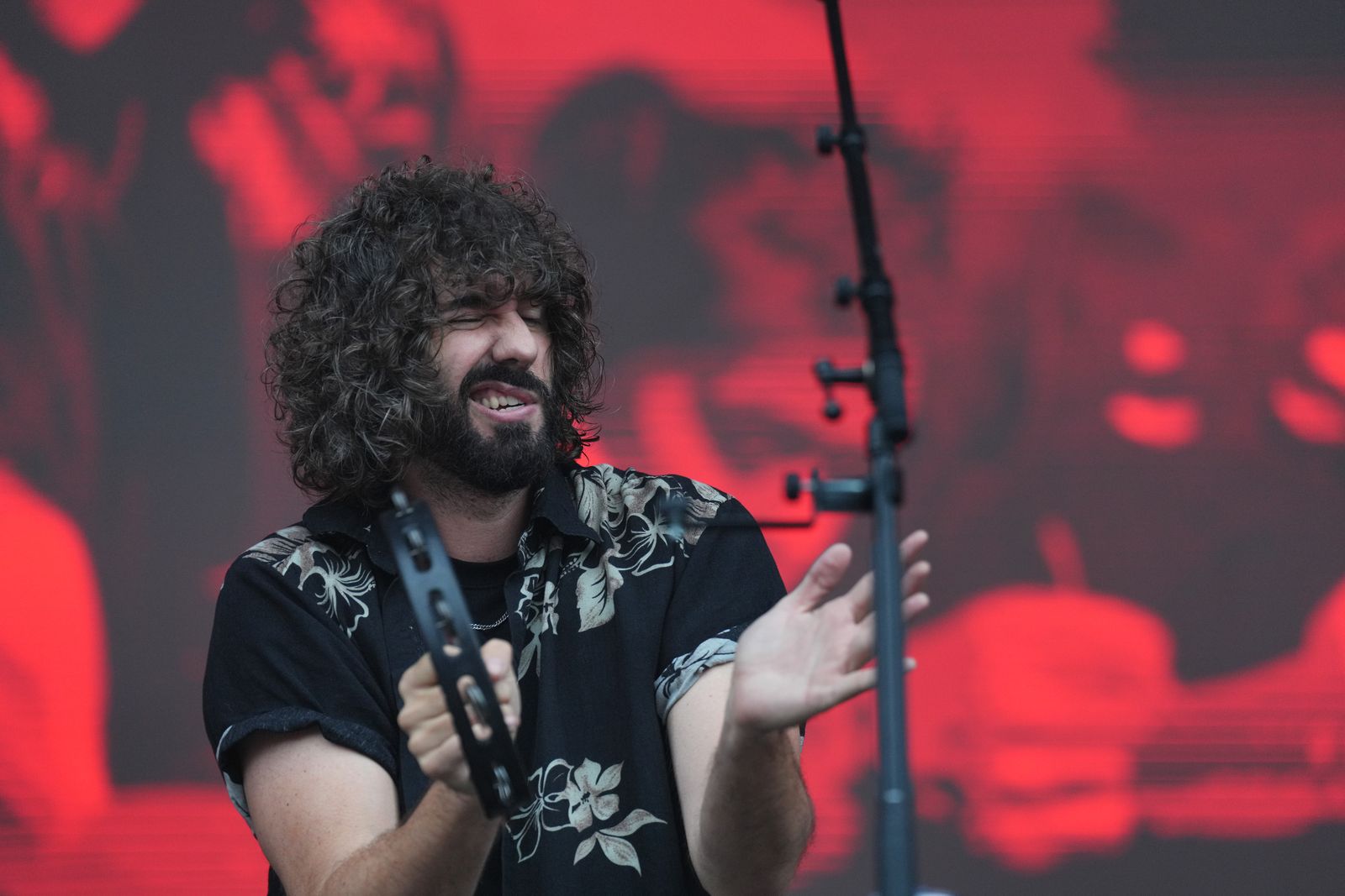 Mikel Izal actúa en el festival O Son do Camiño