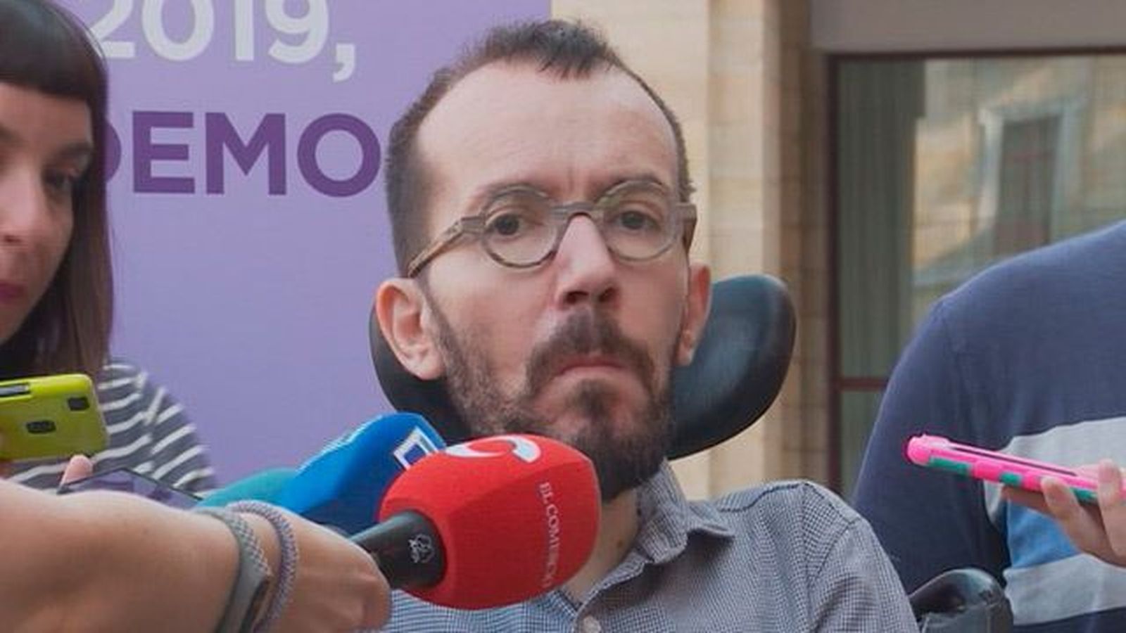 Echenique pide al PSOE que apoye la comisión de investigación sobre el rey emérito