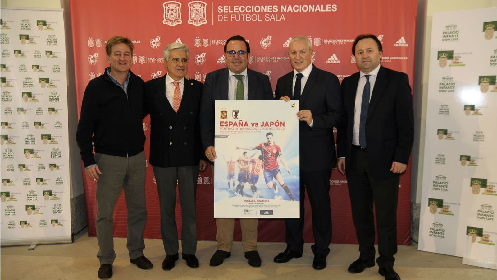 Presentación del amistoso España-Japón en Boadilla del Monte