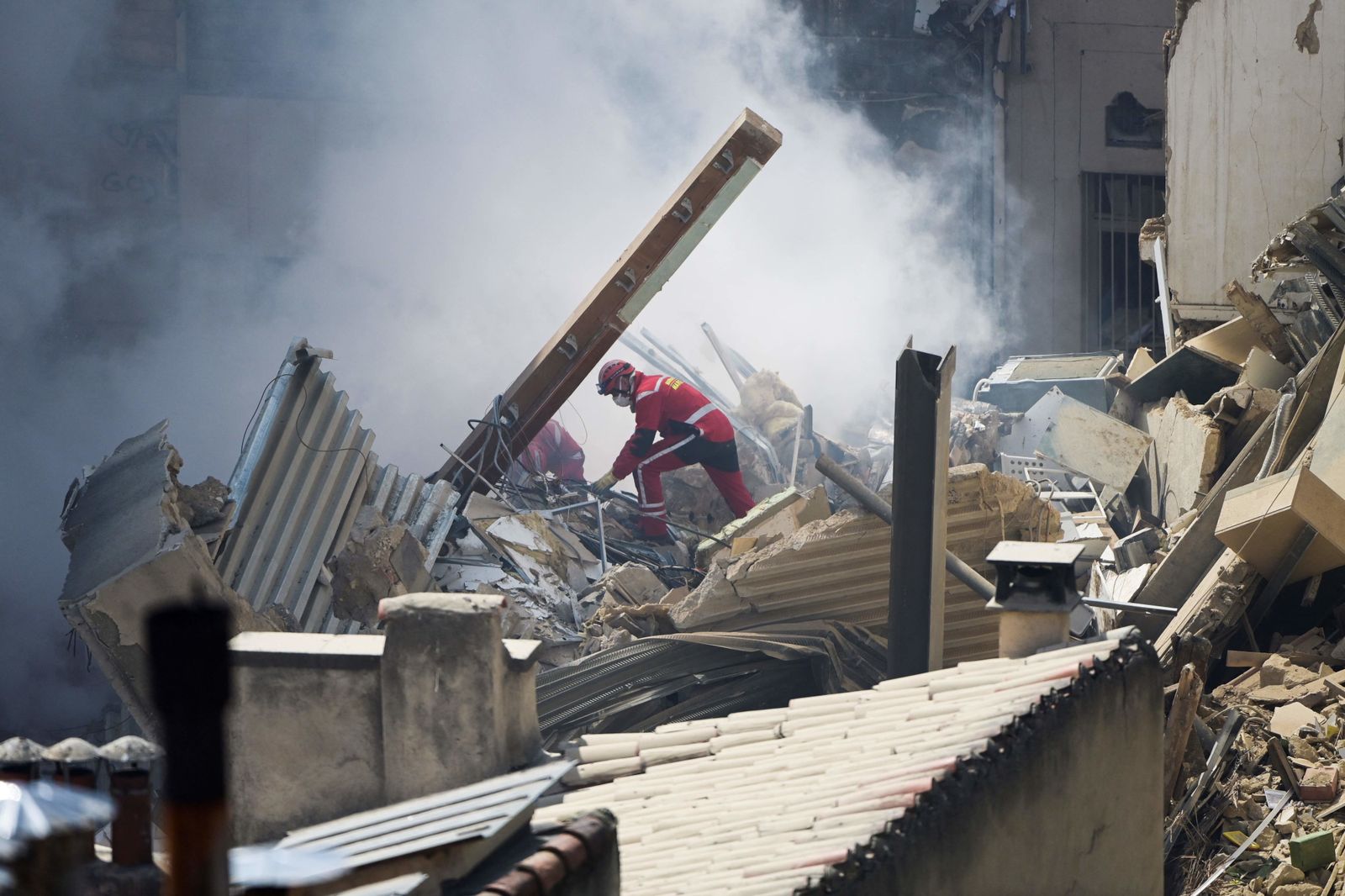 Derrumbe de un edificio en Marsella