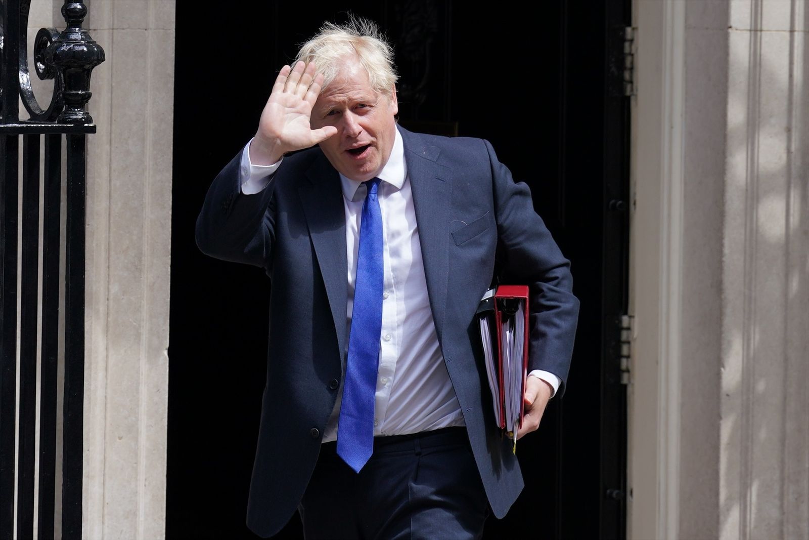 El primer ministro del Reino Unido Boris Johnson