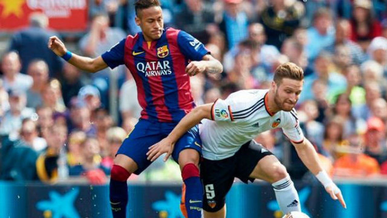 Neymar ante el Valencia