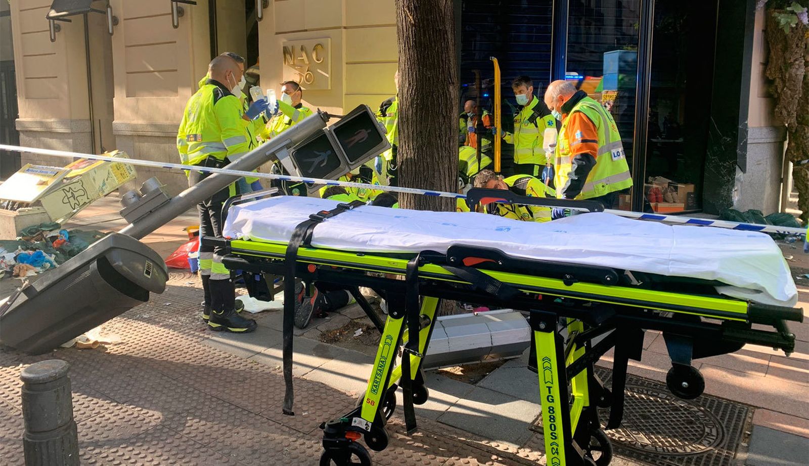 Atropello en la calle Velázquez