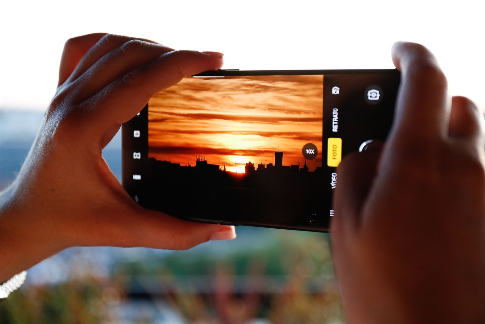 Móvil haciendo una foto