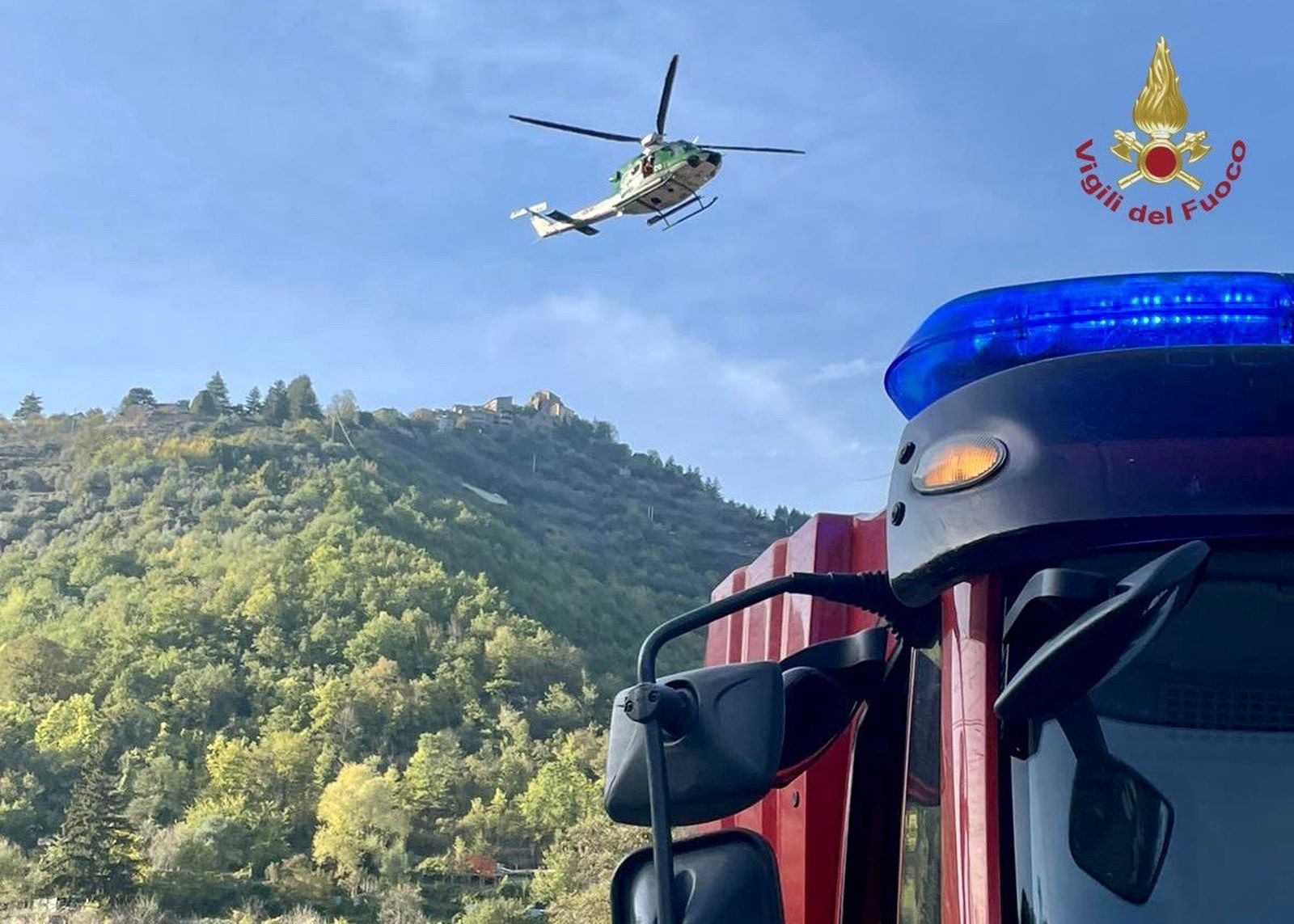 Imagen de archivo de una intervención de los bomberos italianos