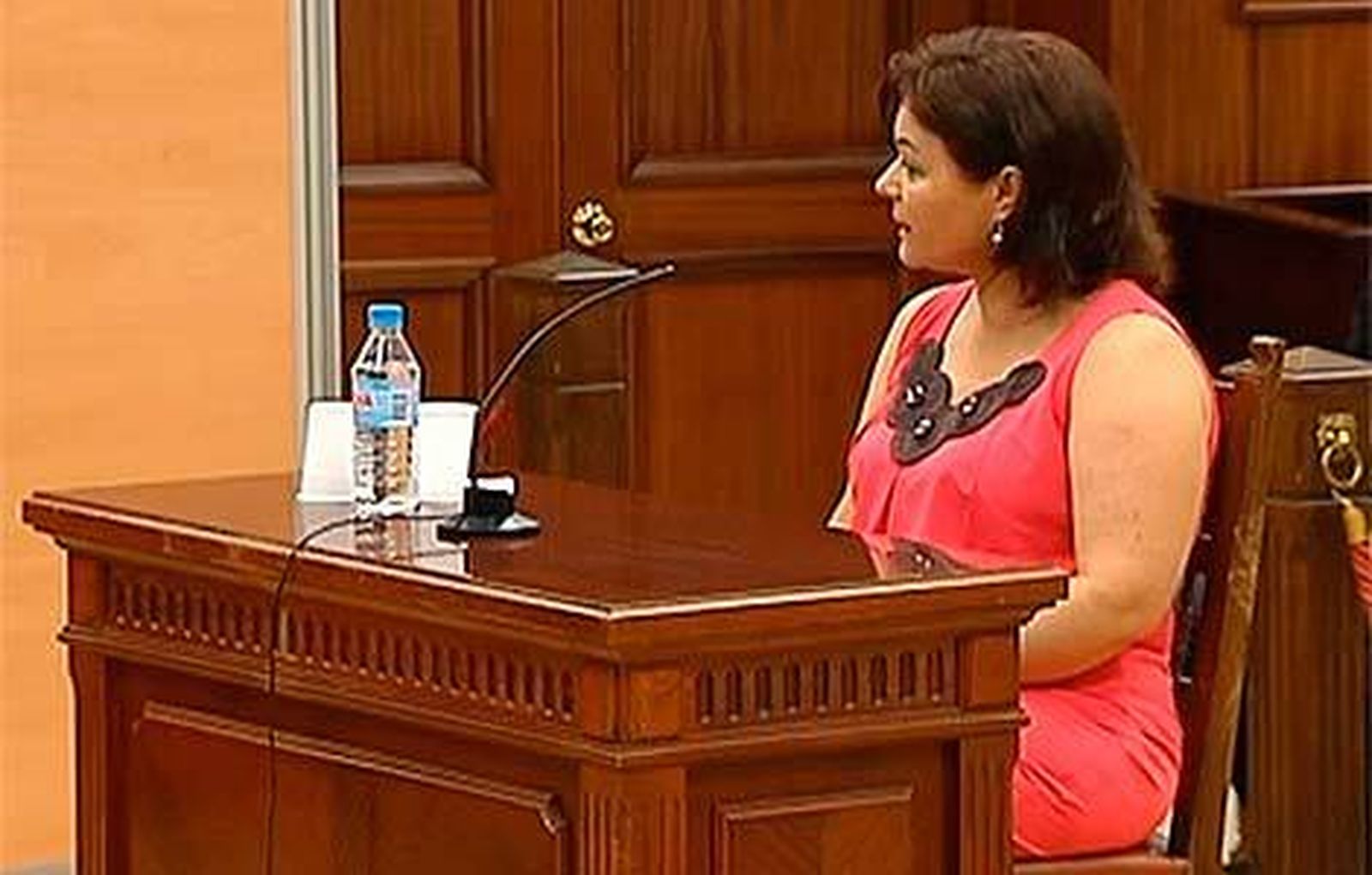 Ruth Ortíz, durante el juicio por el caso de los niños de Córdoba