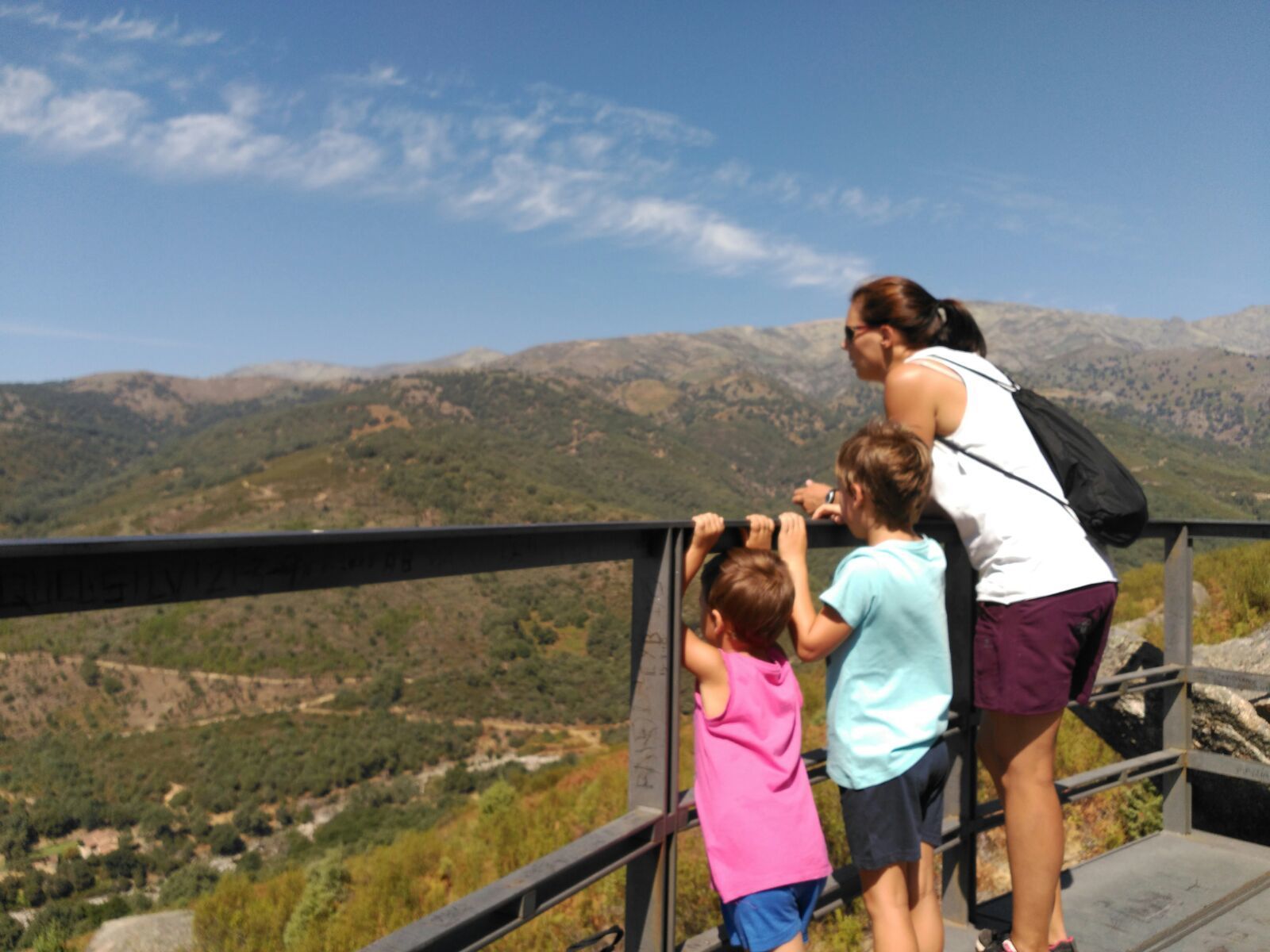 Contemplando el paisaje