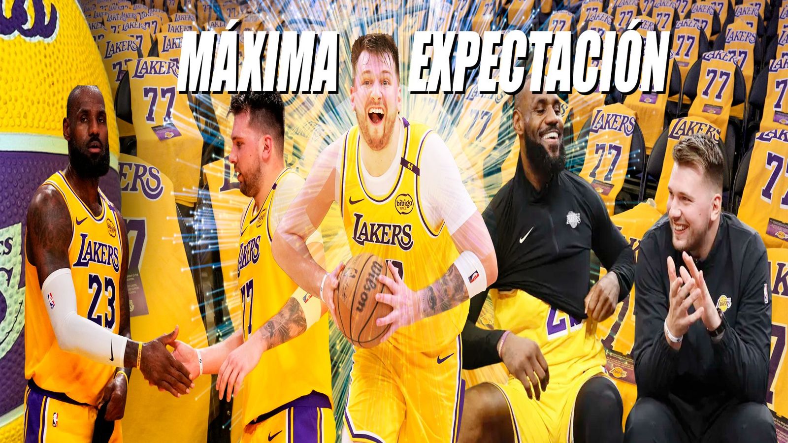 Doncic inicia una nueva era en los Lakers: "Fue un momento especial"