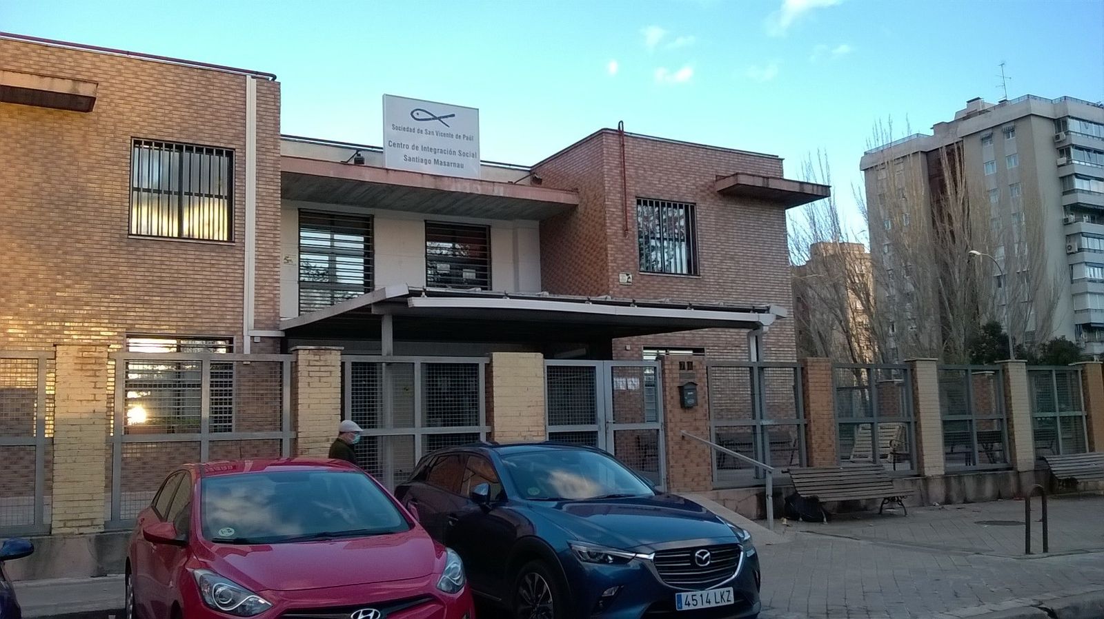 Exterior del comedor del Centro de Integración Social Santiago Masarnau