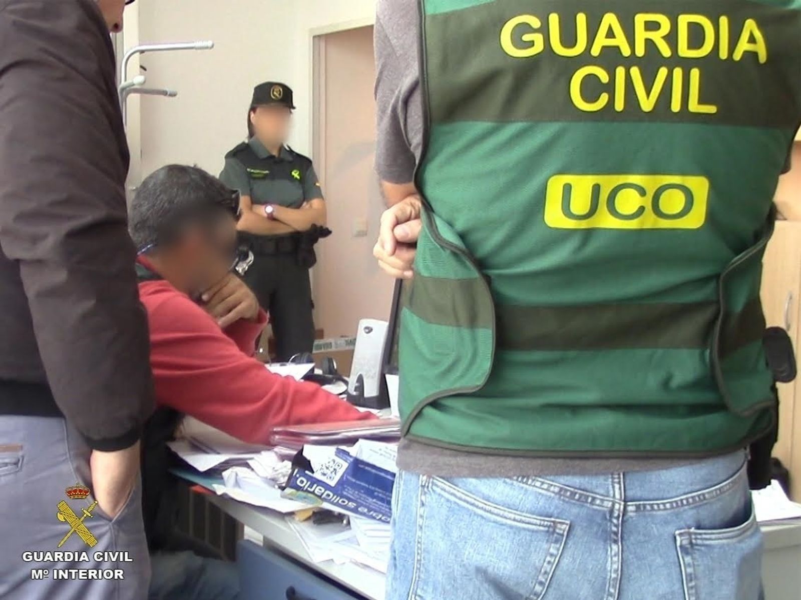 Miembros de la UCO de la Guardoa Civil