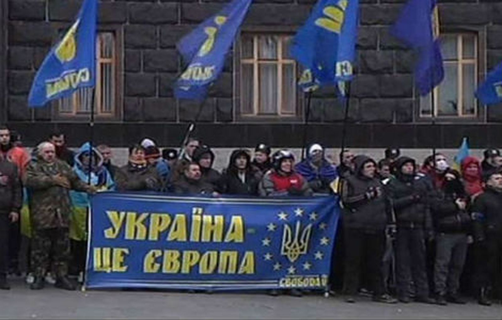 Manifestación en Kiev