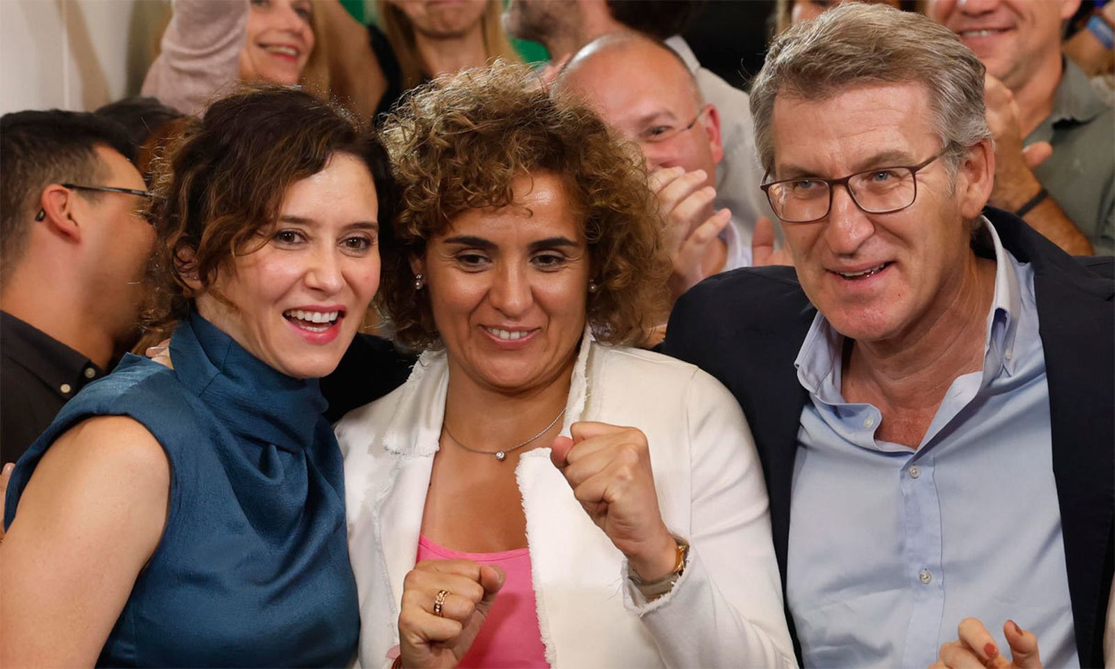 Feijóo celebra el triunfo del PP: Vamos a ganar y gobernar tras las siguientes generales