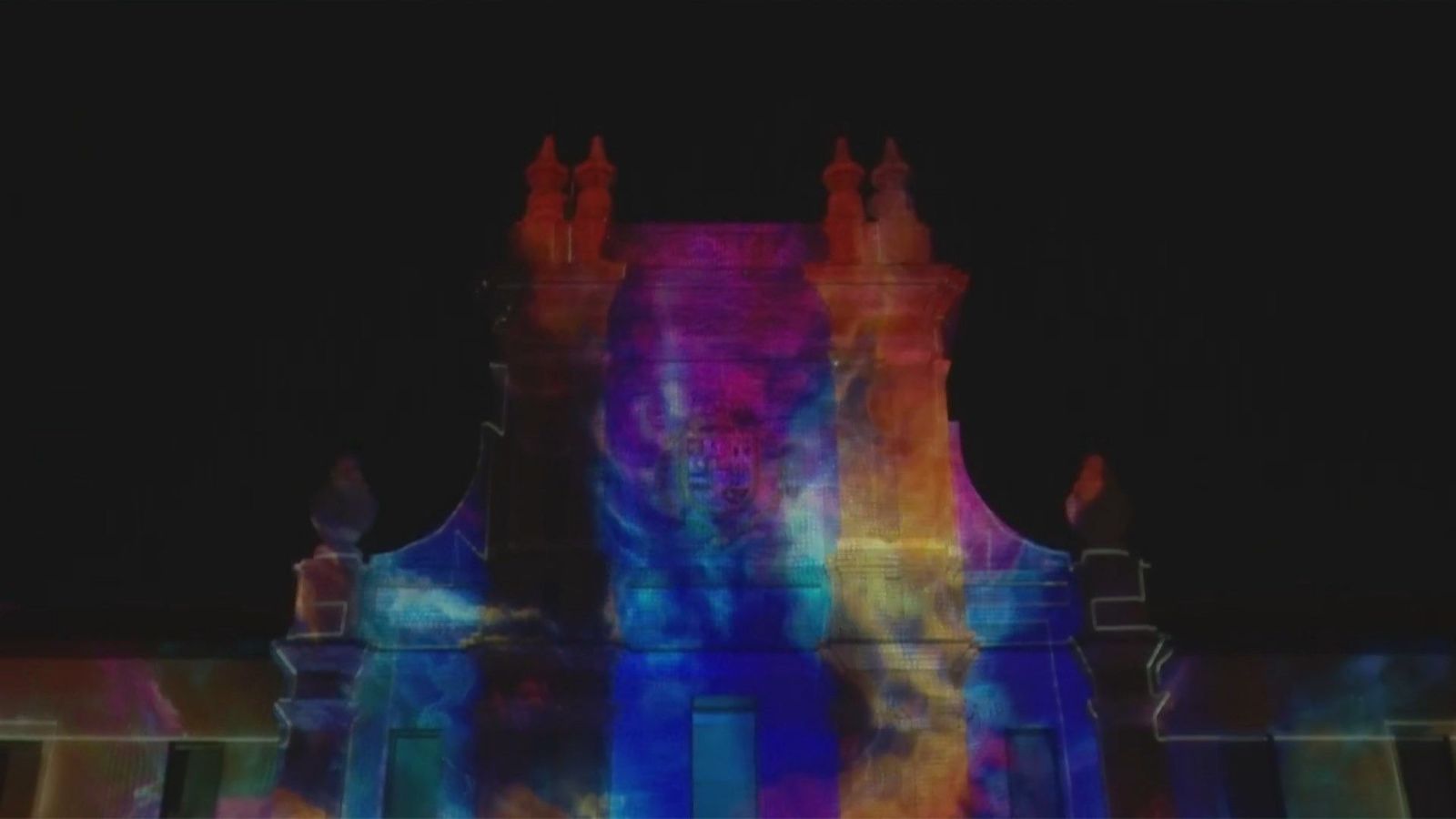 Así se ve el espectacular videomapping inmersivo del Centro Cultural Conduque