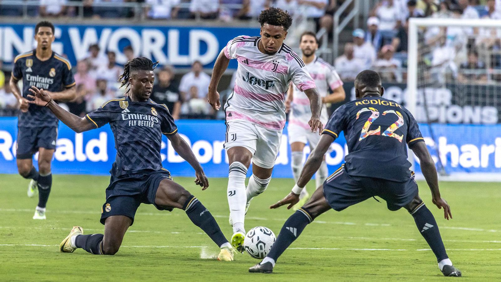 El Real Madrid perdió por tres goles a uno en su amistoso de pretemporada en Orlando, ante la Juventus