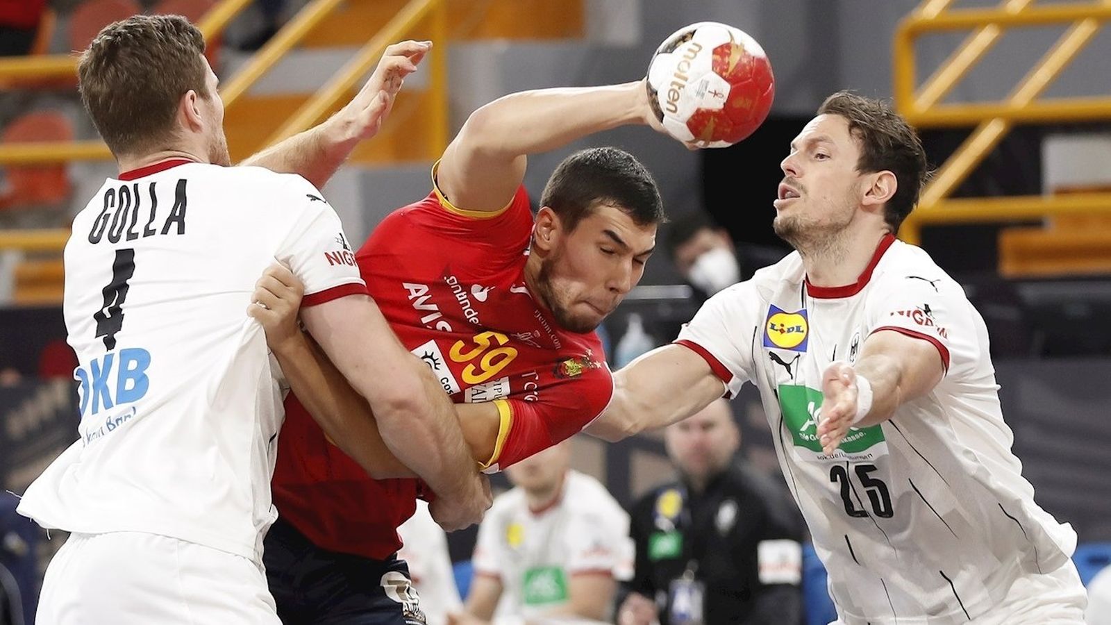 Daniel Dujshebaev ante Alemania