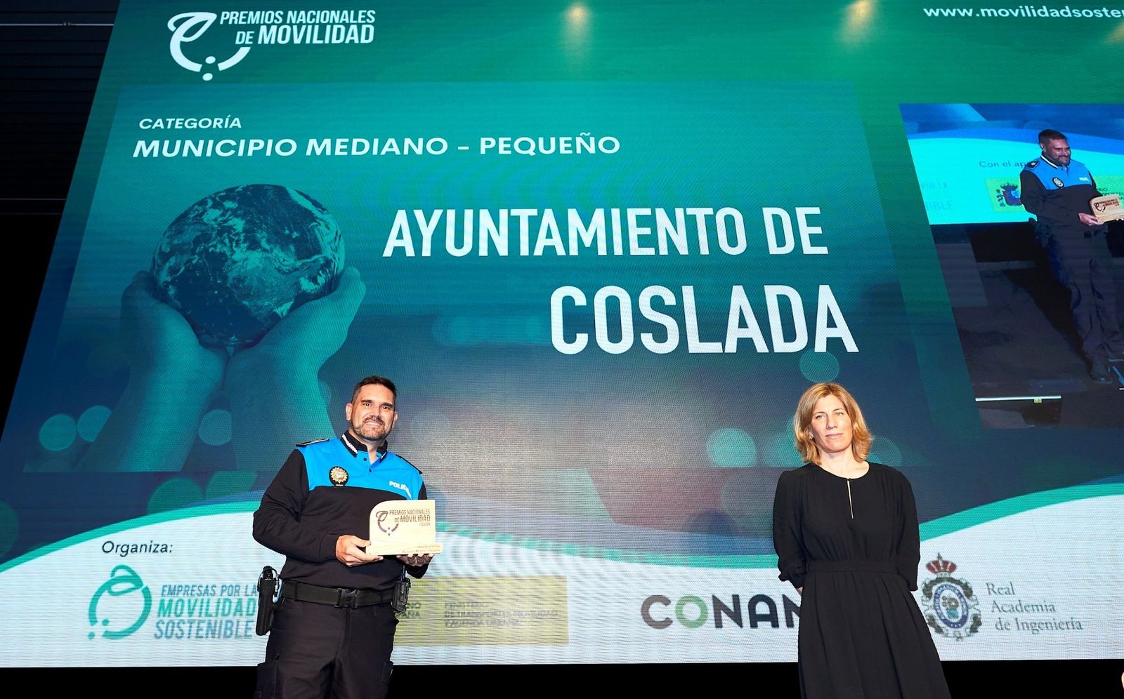 El programa 'Camino escolar en bicicleta' de la Policía Local de Coslada recibe uno de los Premios Nacionales de Movilidad