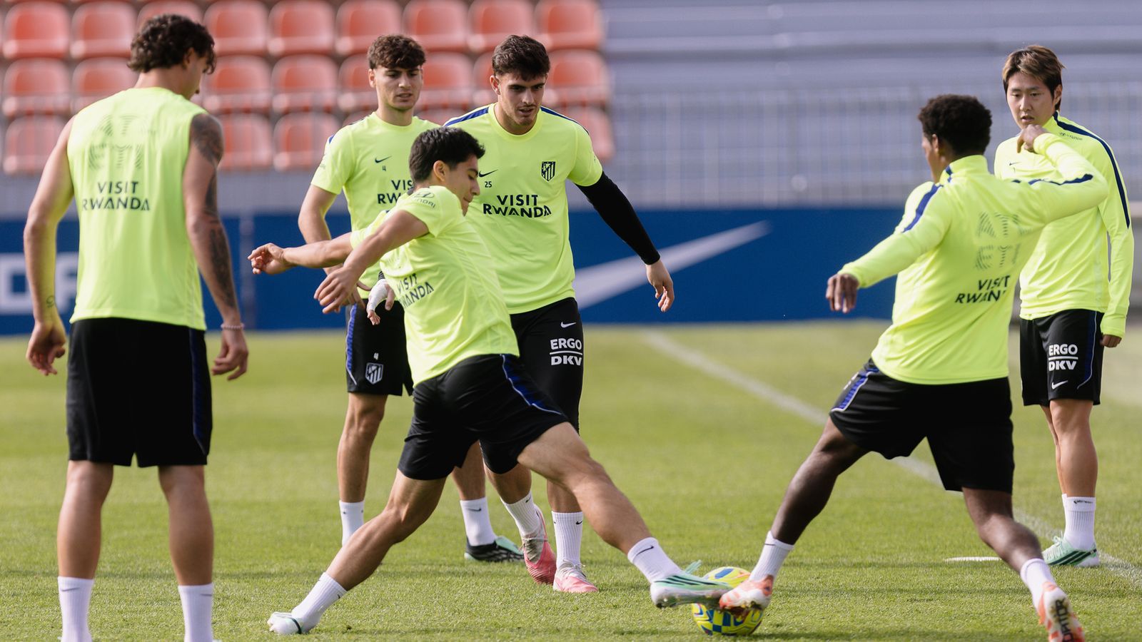 Entrenamiento del Atlético de Madrid