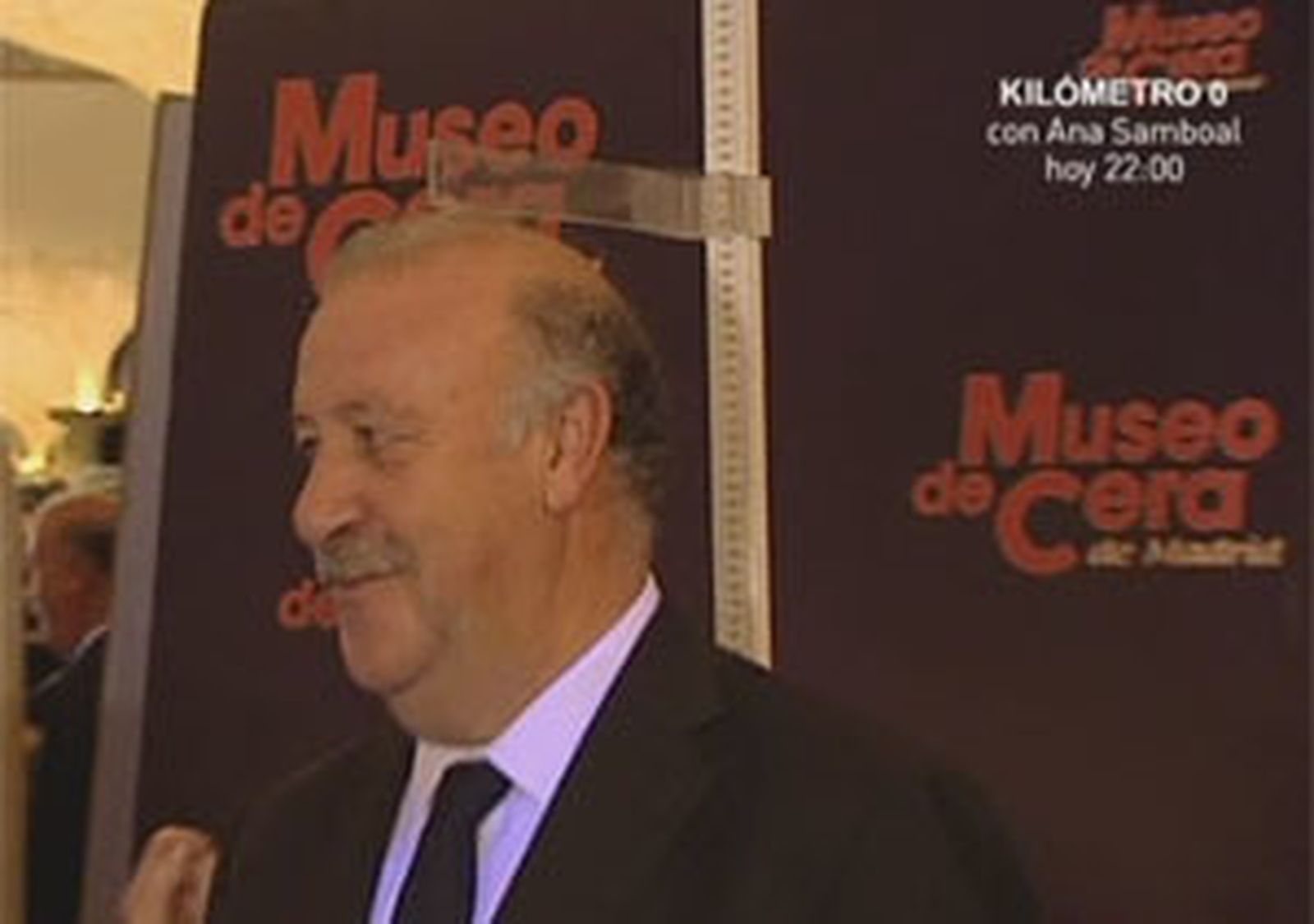 Vicente del Bosque en el museo de cera
