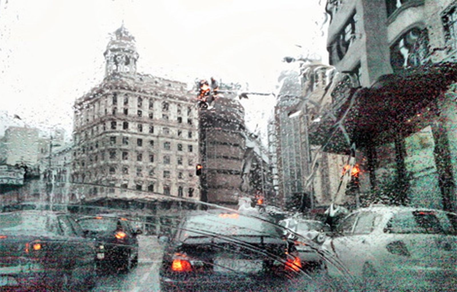 Lluvia en Madrid