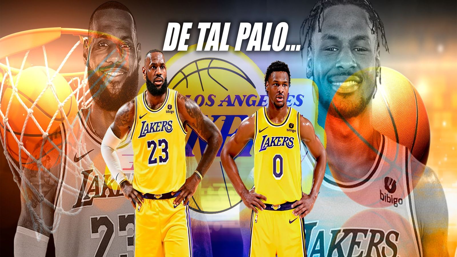 Lebron James jugará con su hijo en los Lakers