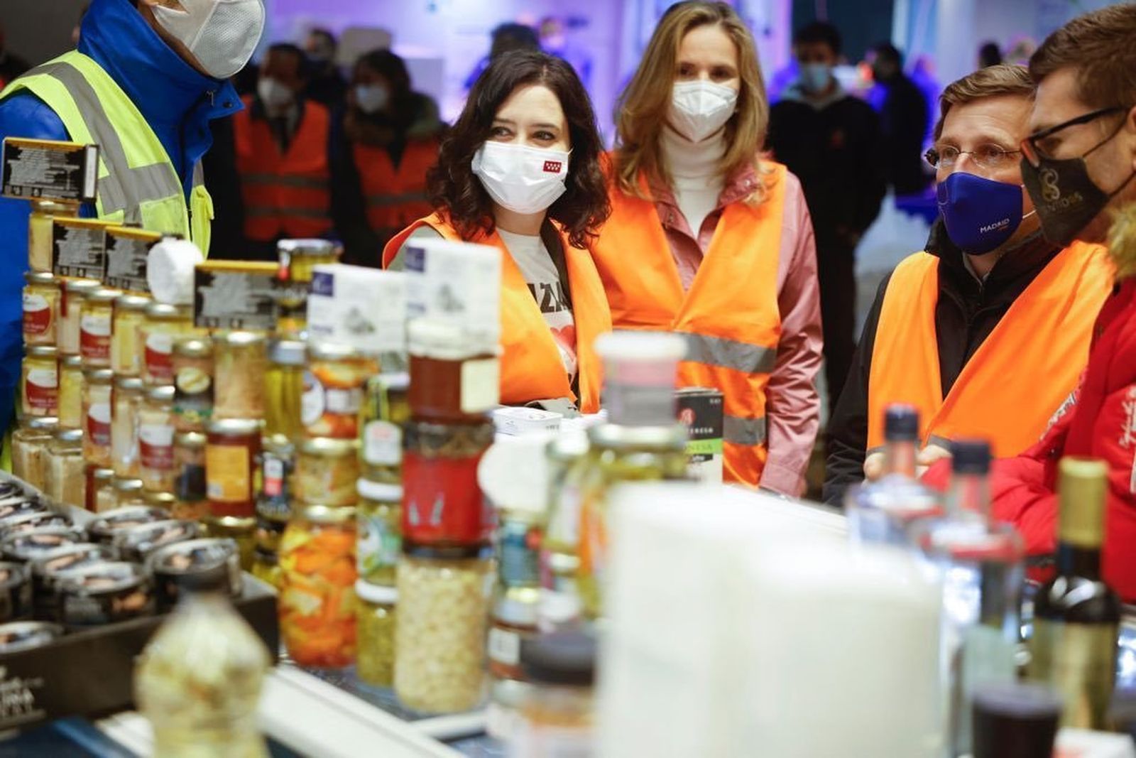 Ayuso y Almeida Almeida agradecen a Mercamadrid y la Comunidad el esfuerzo durante la pandemia y Filomena