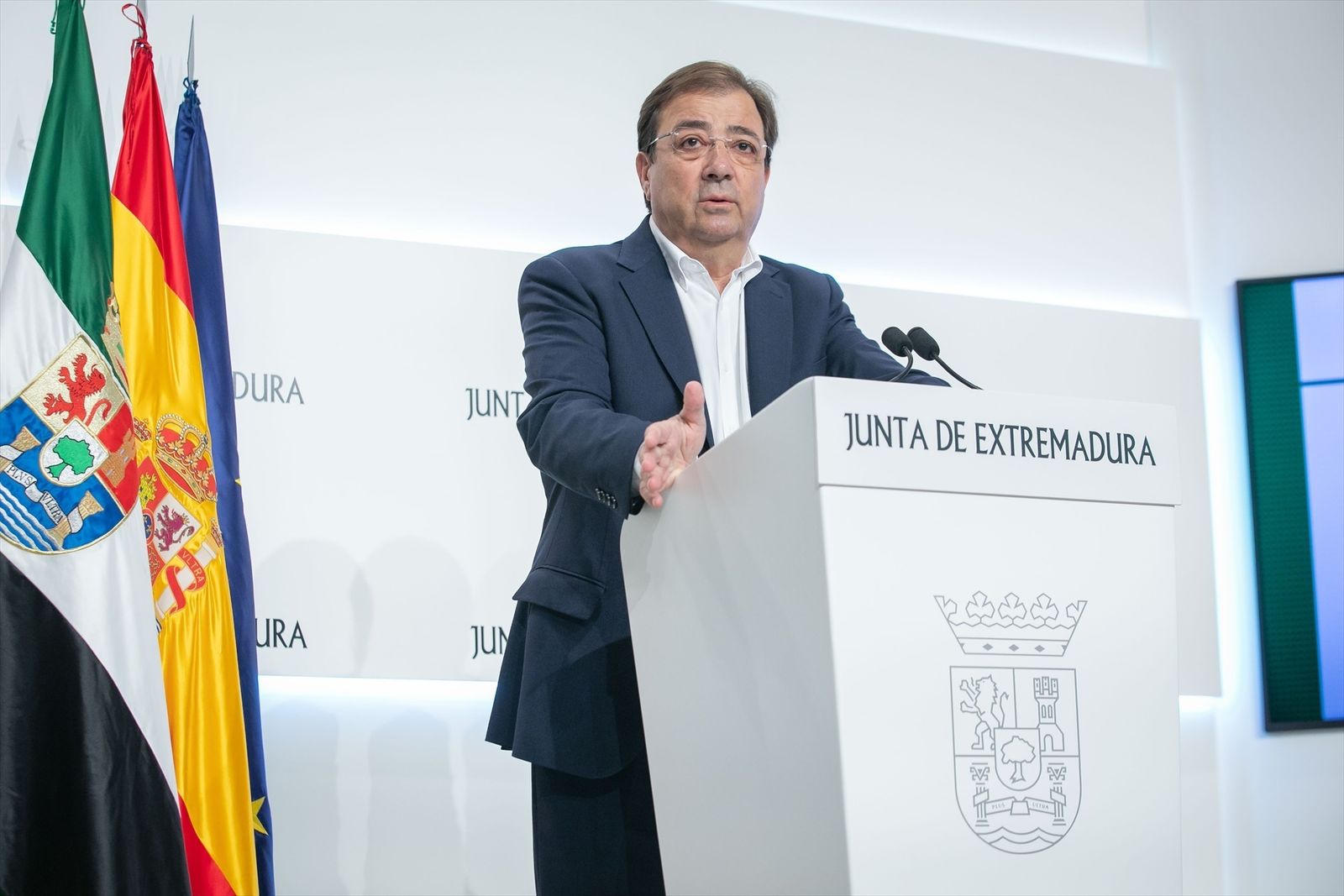La Asamblea de Extremadura debatirá la investidura de Fernández Vara el 5 y 6 de julio