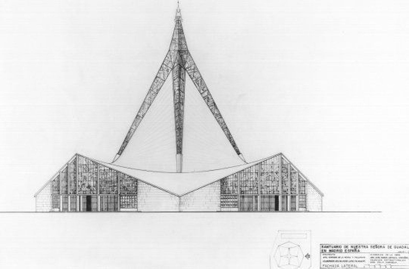 Plano de la iglesia de Nuestra Señora de Guadalupe