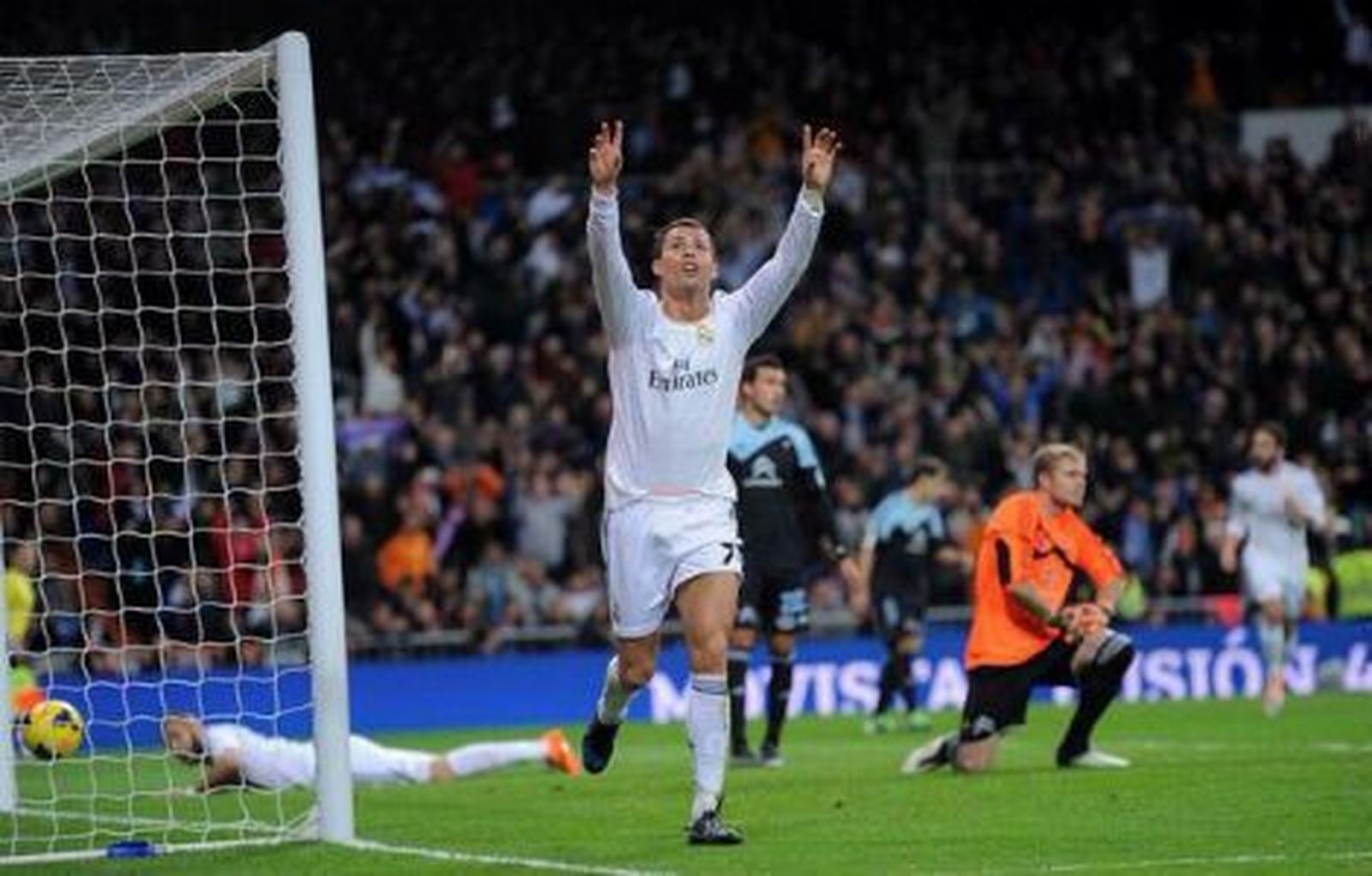 3-0. El Real Madrid golea al Celta, pero antes sufre