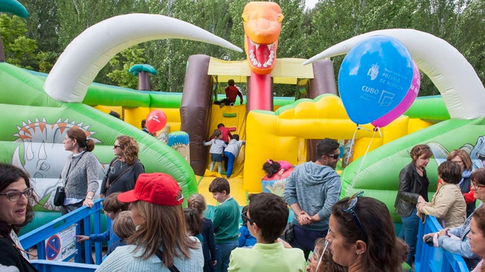Castillo hinchable en Pozuelo de Alarcón