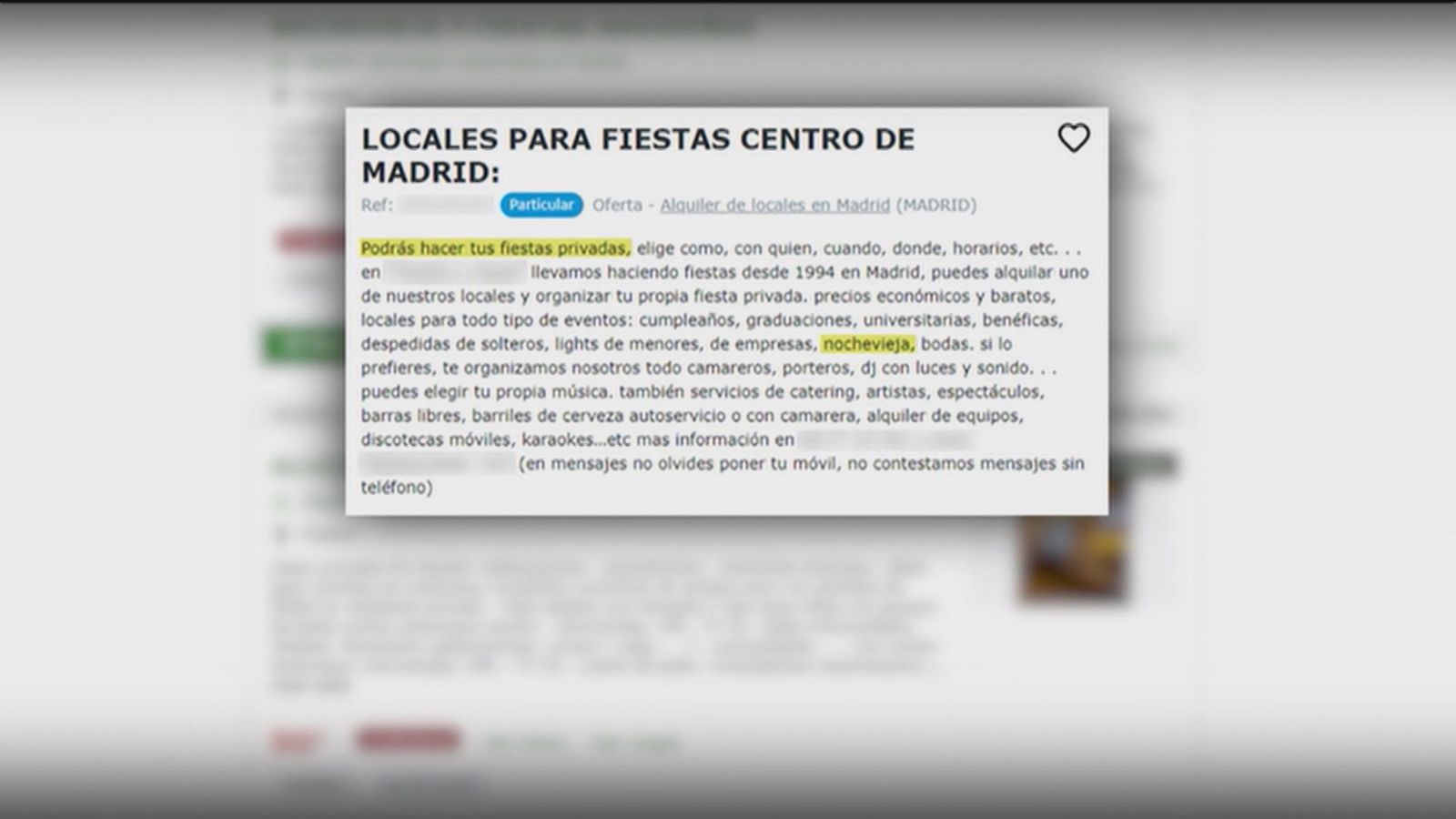 Locales y casas particulares que se alquilan para hacer fiestas en Navidad