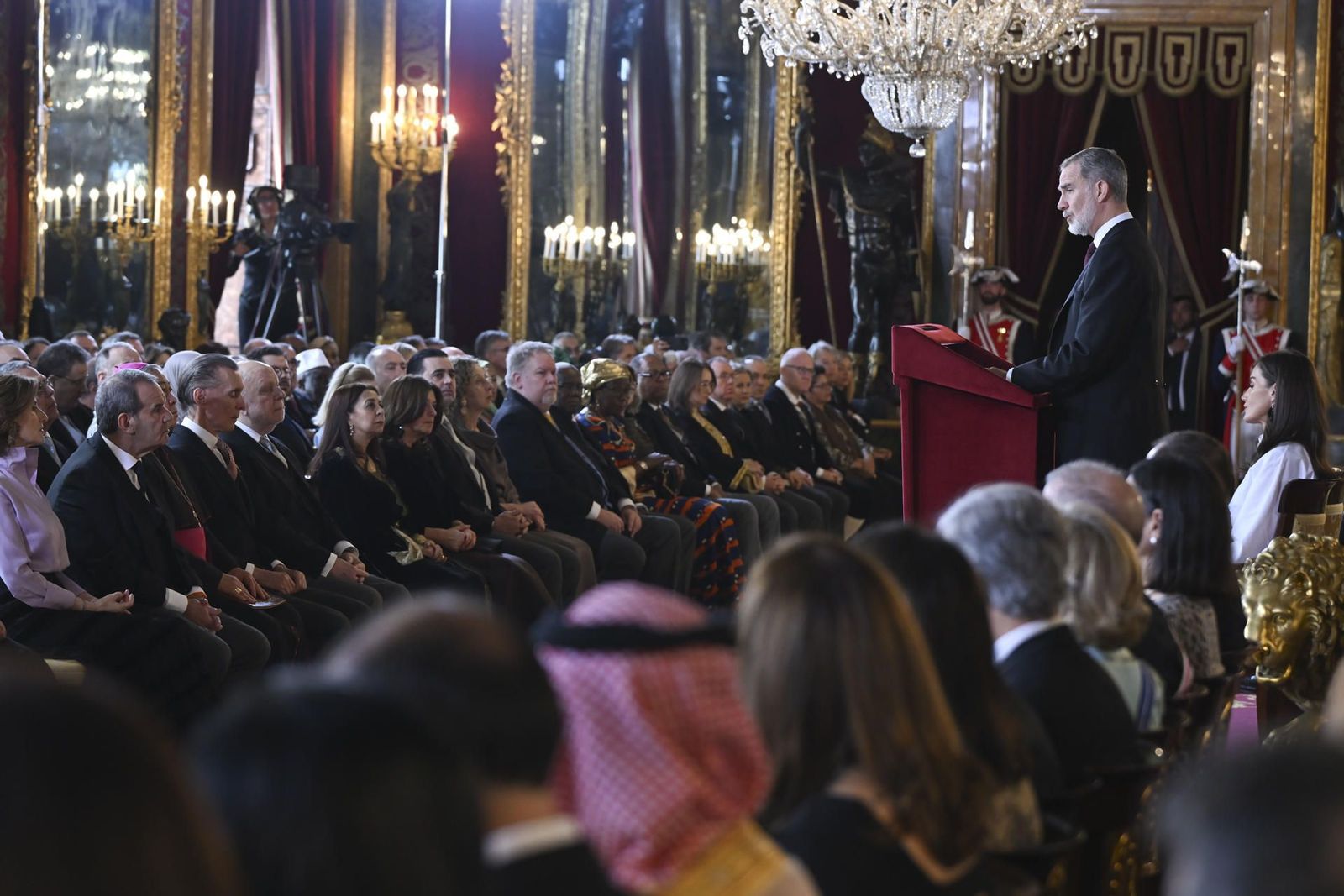 Ucrania, Mercosur y Oriente Próximo, presentes en el acto del Rey ante el Cuerpo Diplomático
