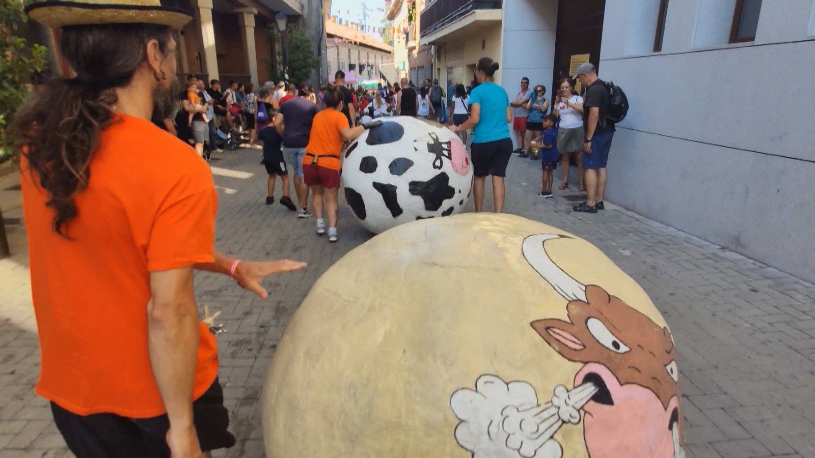 Manzanares El Real celebra un boloencierro y una bueyada infantil en sus fiestas