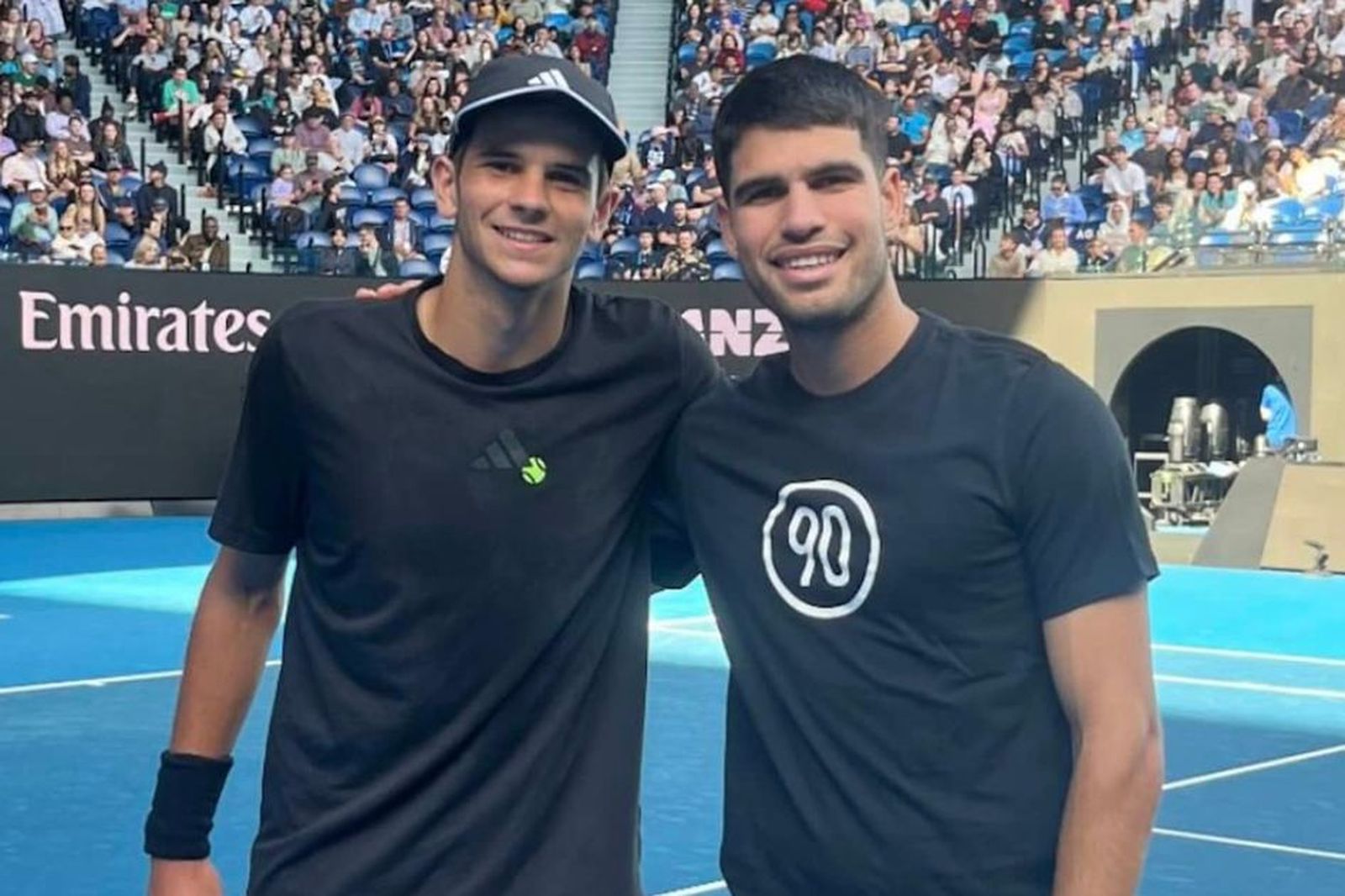 Rafa Jódar y  Carlos Alcaraz