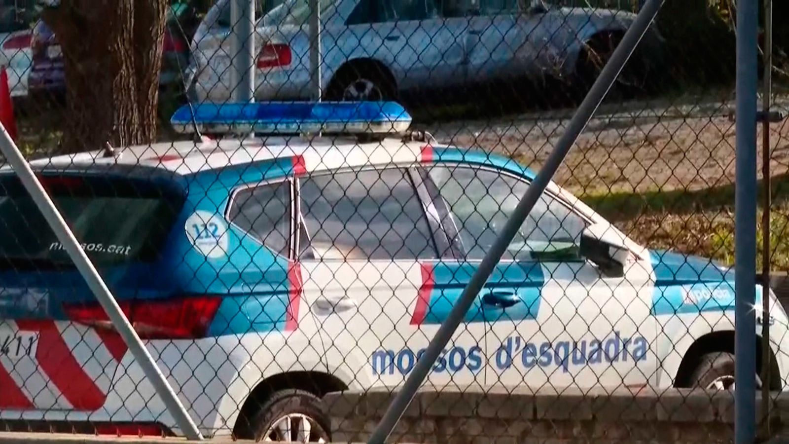 Un vehículo de los Mossos d'Esquadra