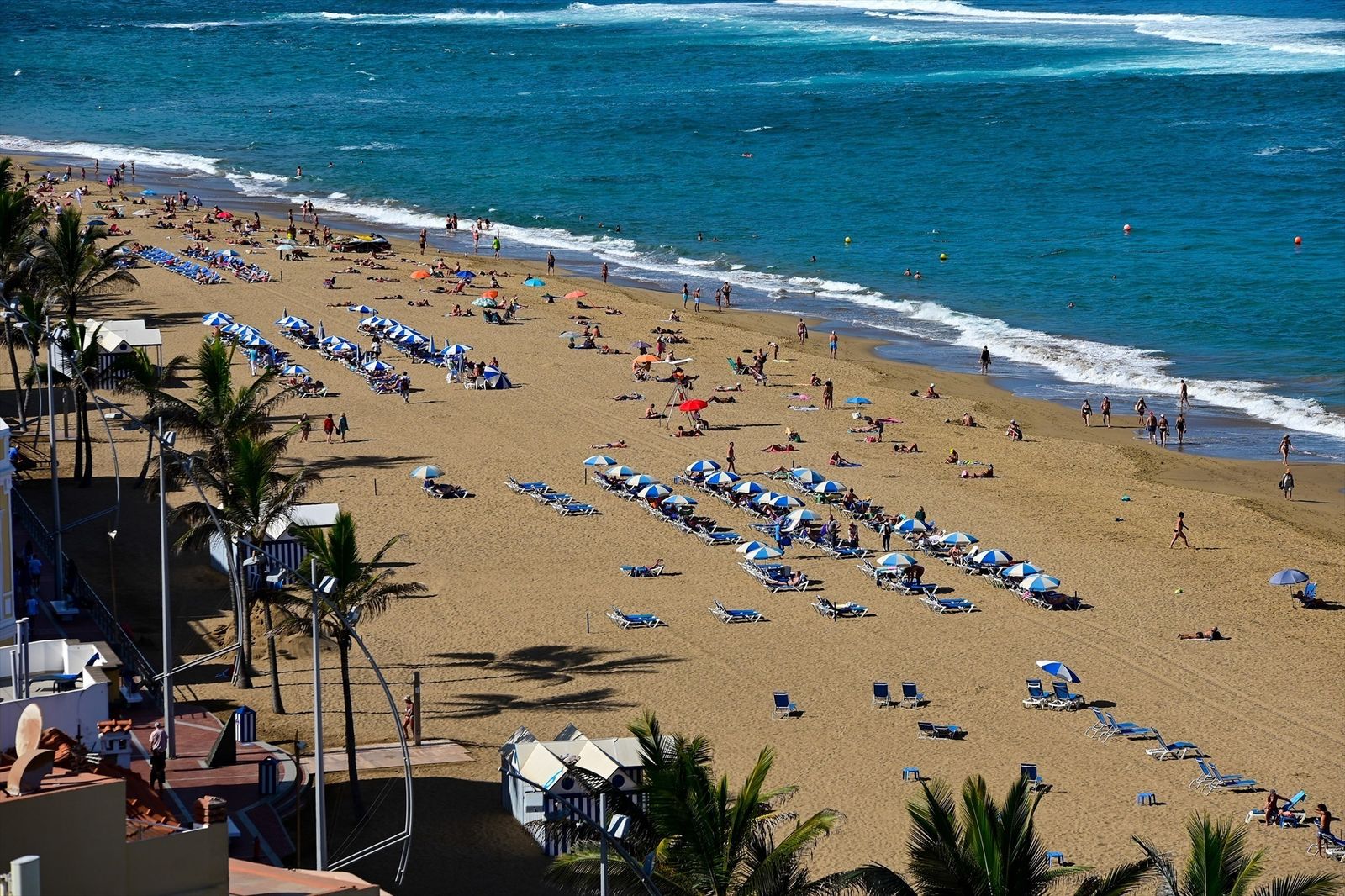 Playa de Las Canteras de Las Palmas de Gran Canaria