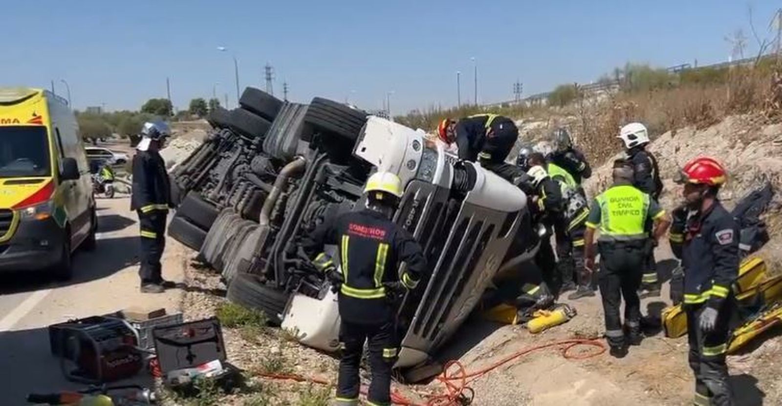 Accidente mortal en Torrejón de Velasco