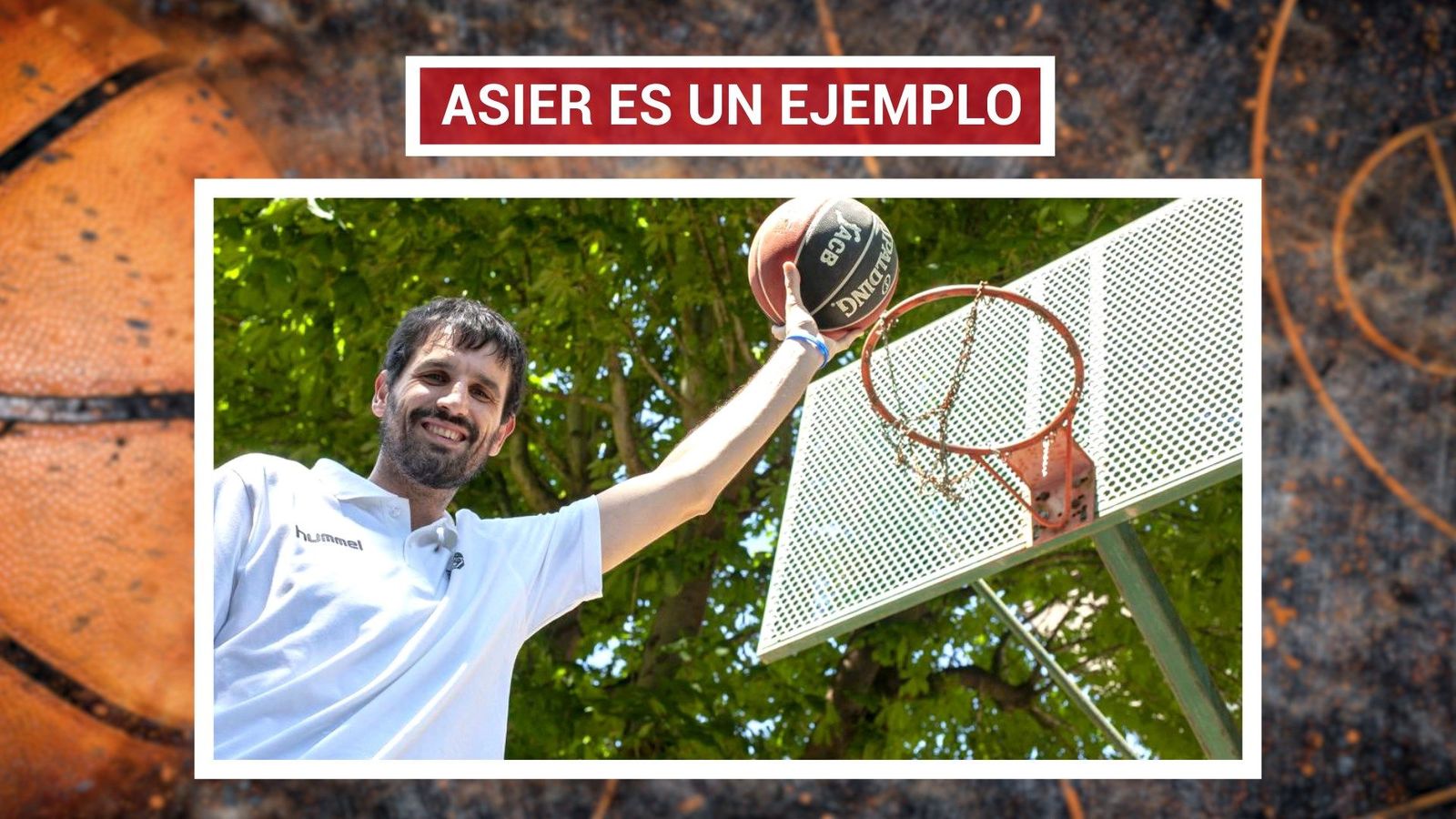Asier, MVP de la Liga EBA, pese a sufrir esclerósis desde hace siete años