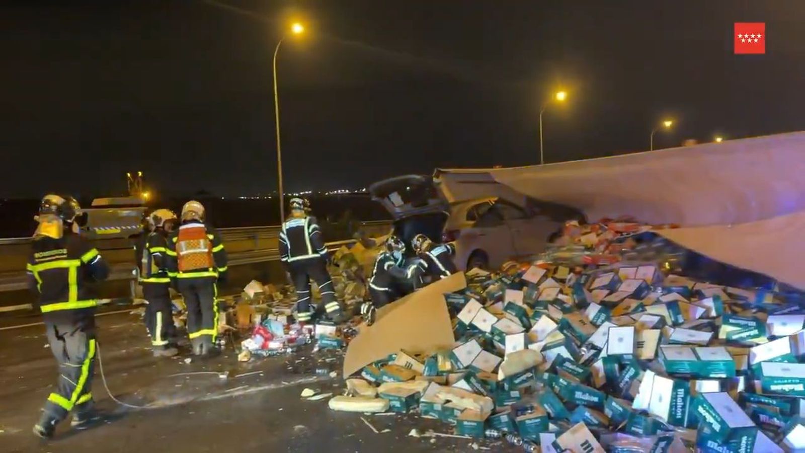 Accidente de tráfico en Getafe.