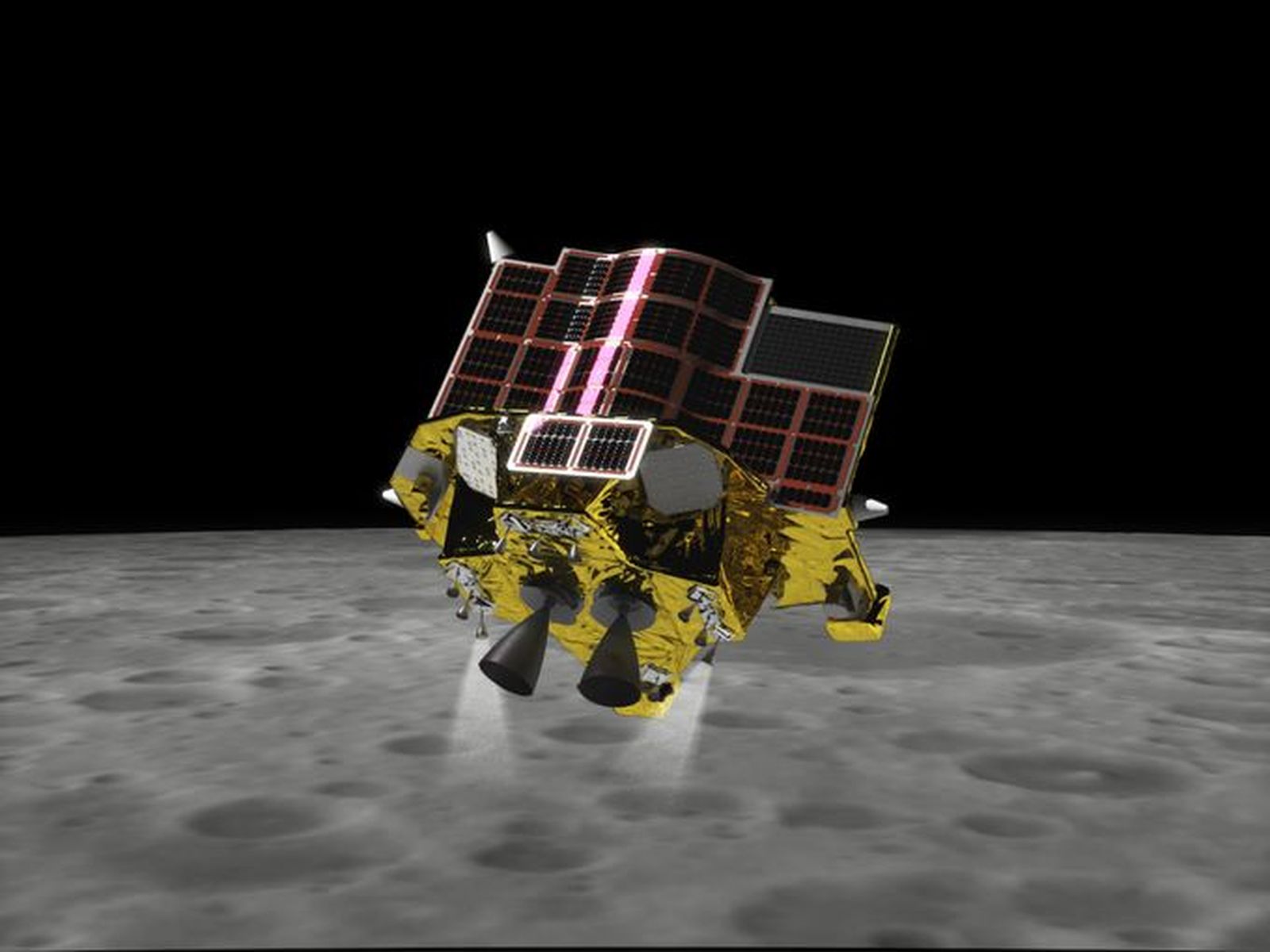 Concepto de la sonda SLIM de la agencia japonesa JAXA