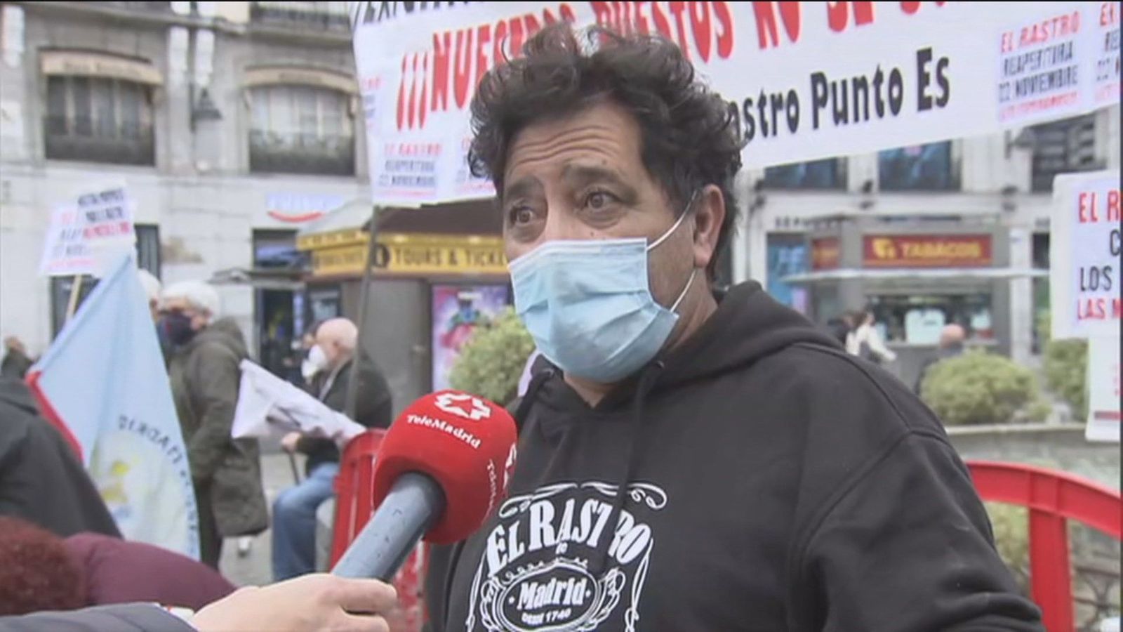 Asamblea de comerciantes del Rastro para informar de la reapertura el 22