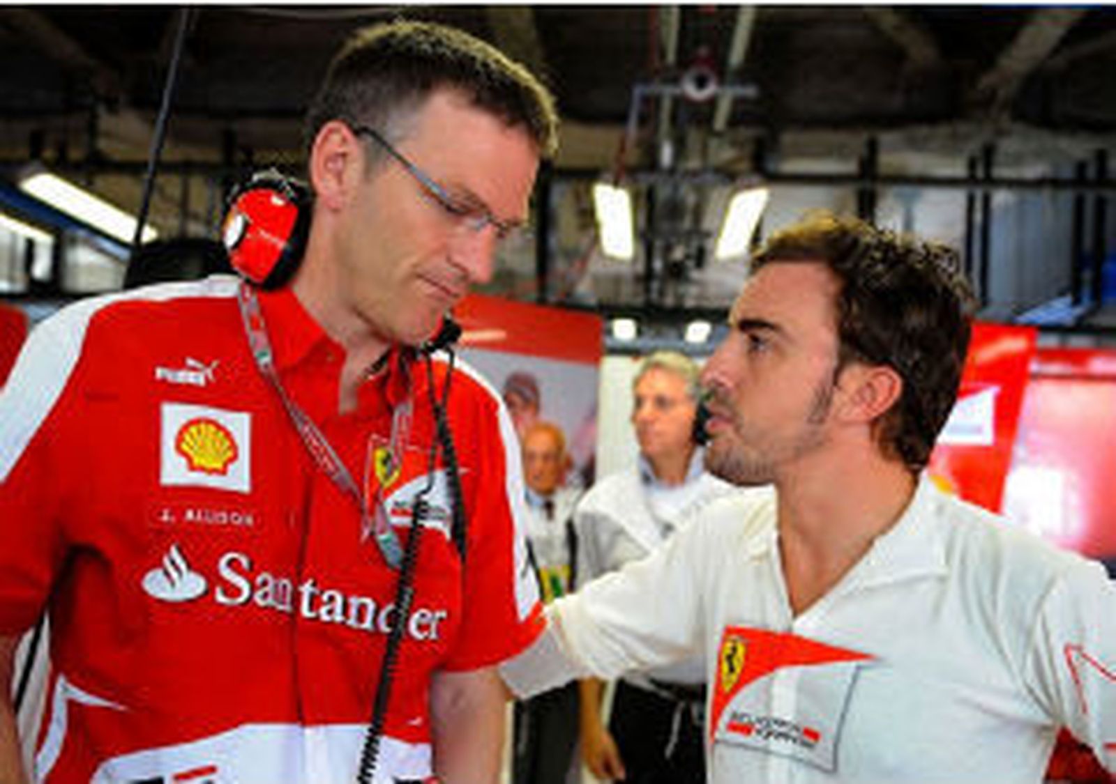 James Allison y Fernando Alonso