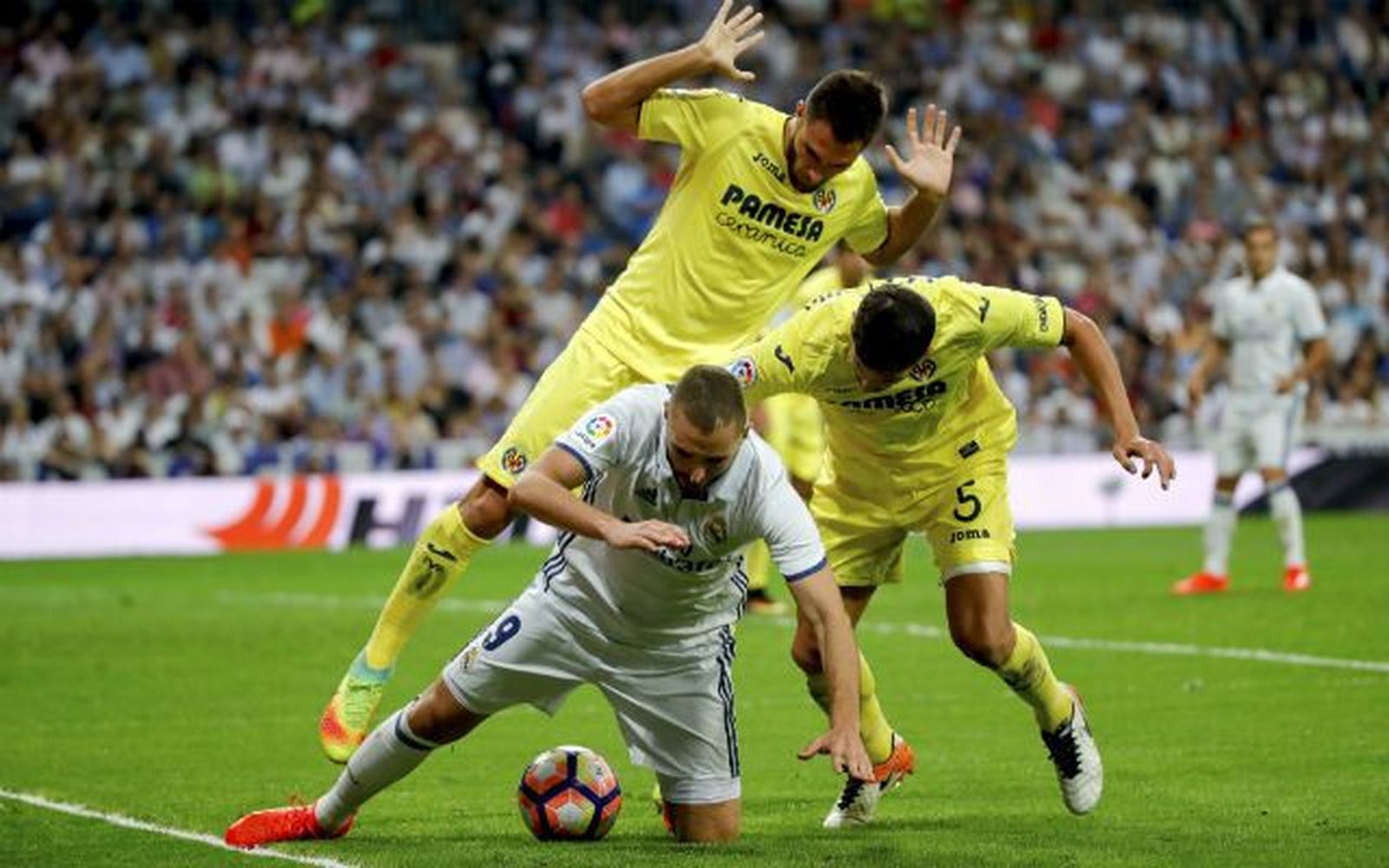 1-1. El Real Madrid tropieza ante un ultradefensivo Villarreal
