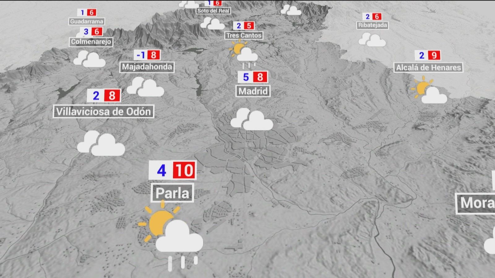 Más frío este domingo en Madrid... y con el regreso de las lluvias