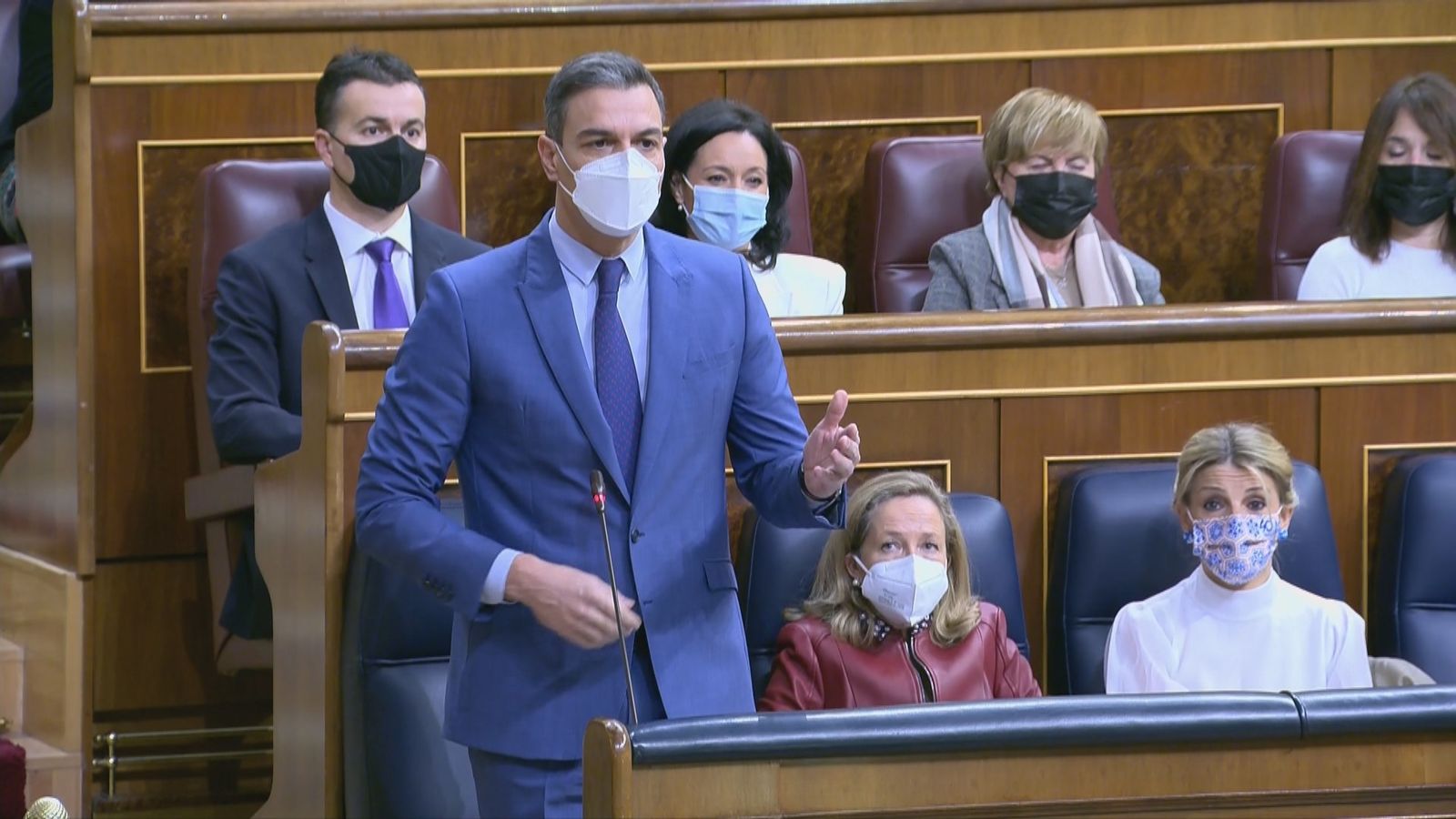 El presidente del Gobierno, Pedro Sánchez