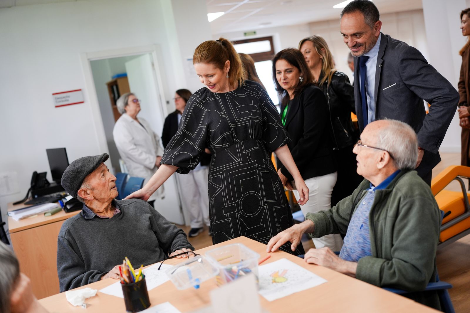 Visita oficial al nuevo centro de día de Móstoles